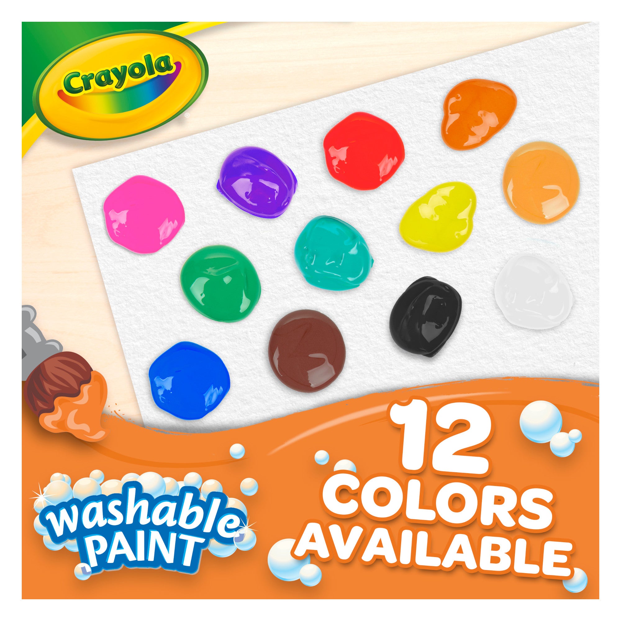 Crayola Washable Paint 128oz, Turquoise