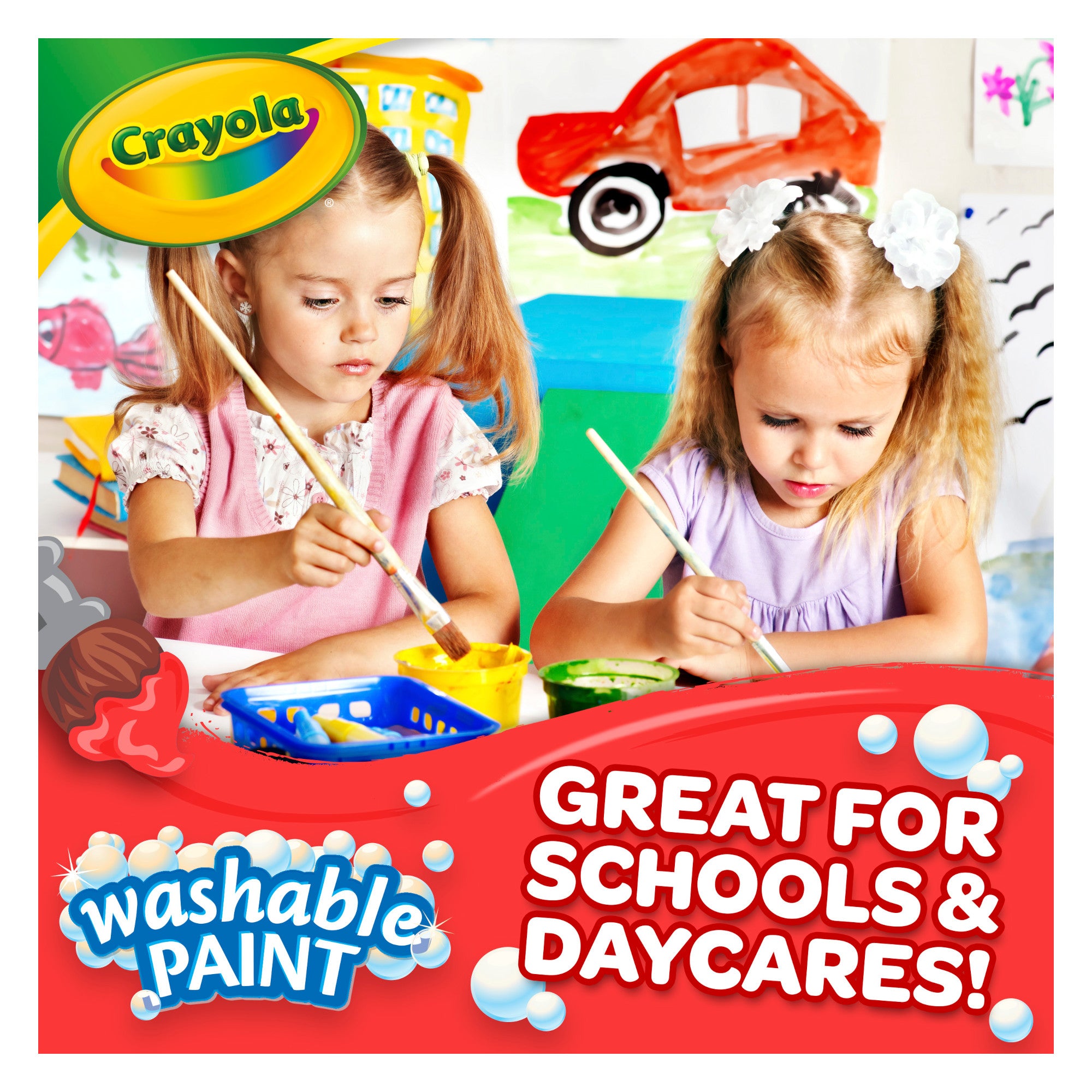 Crayola Washable Paint 128oz, Turquoise