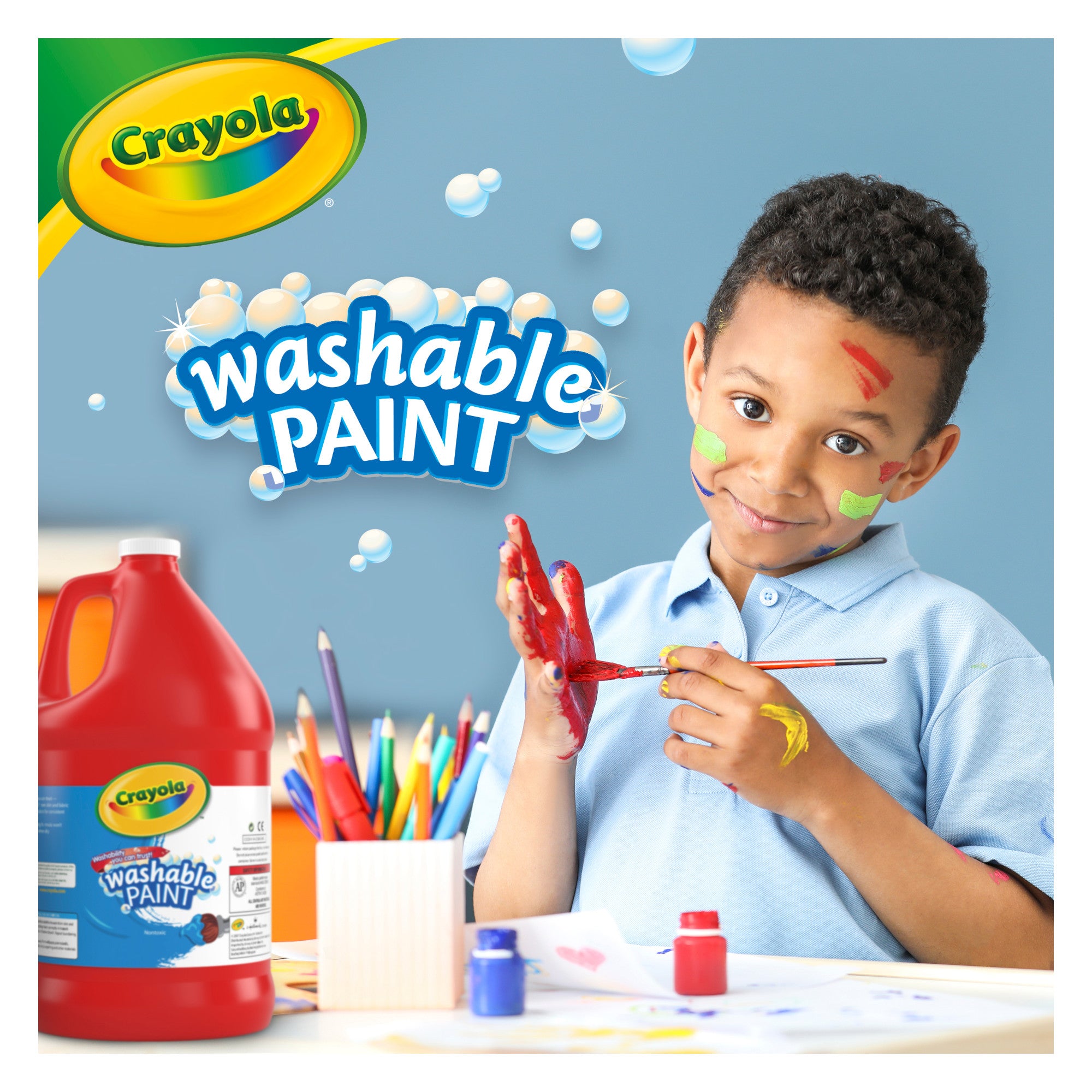 Crayola Washable Paint 128oz, Red