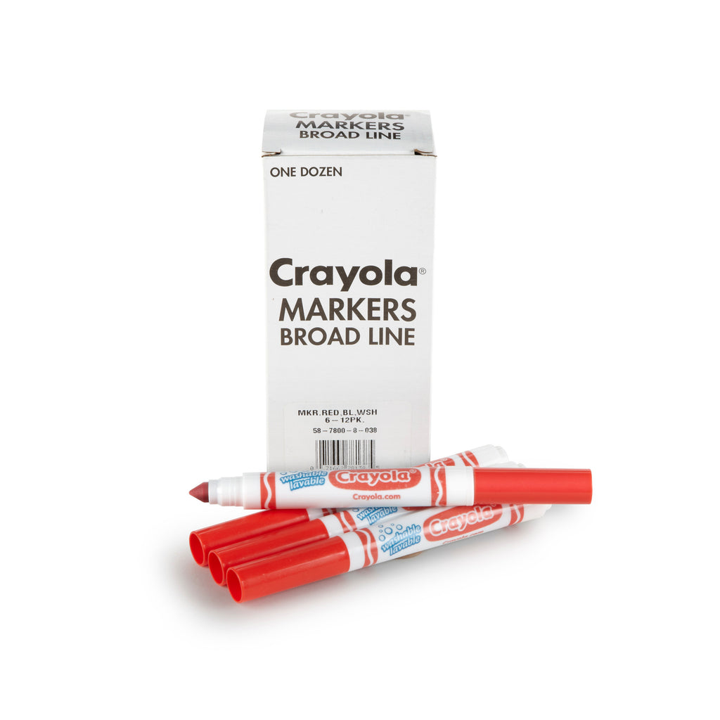 Crayola 12 Count Bulk Broad Line Markers, Orange – Crayola Canada