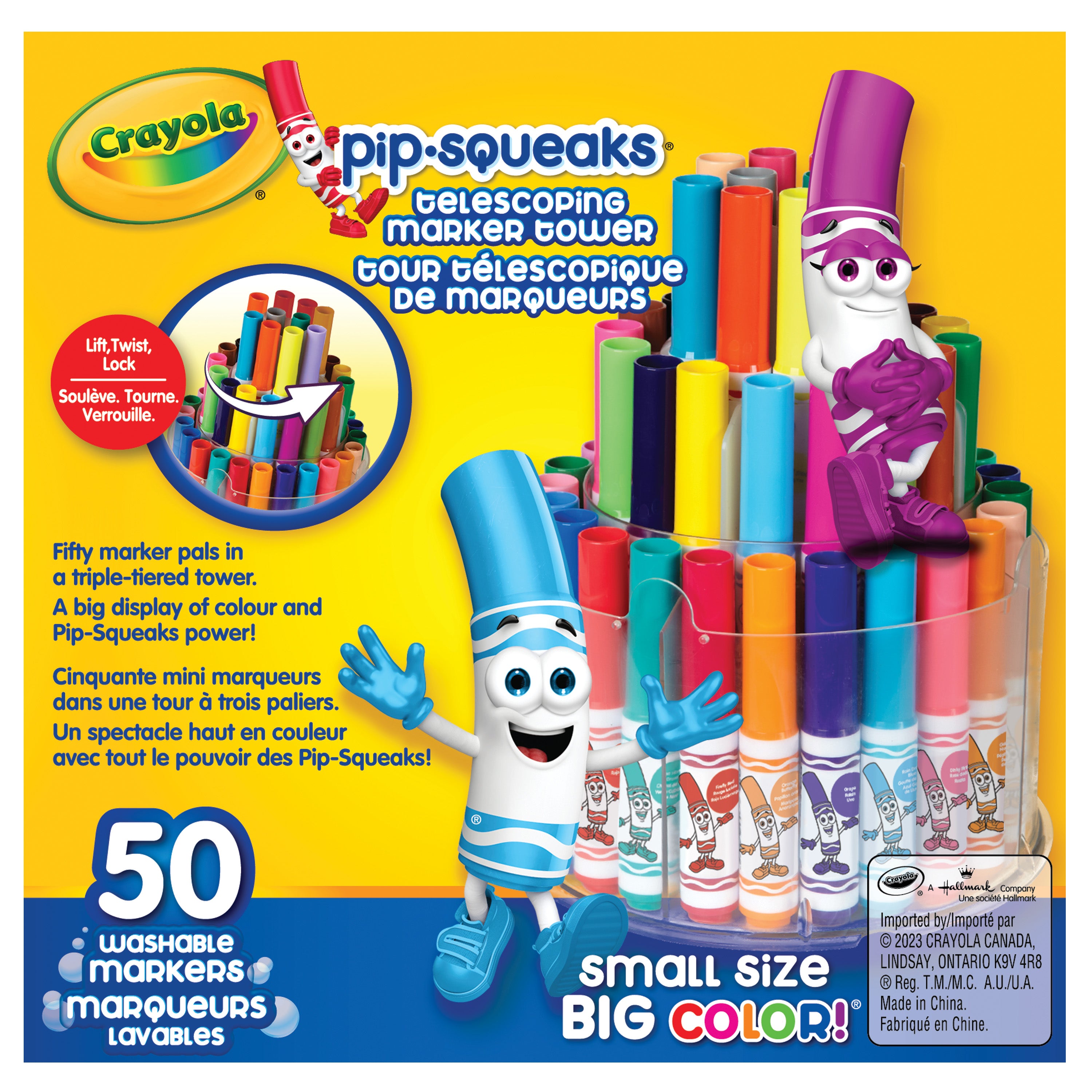 Crayola Pip-Squeaks Telescoping Marker Tower