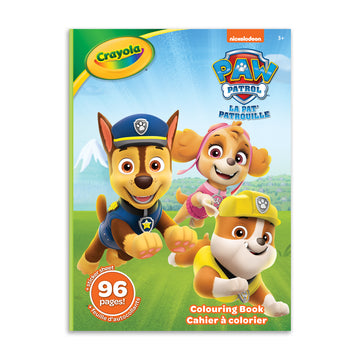 Crayola Paw Patrol Coloring Book, 96 Coloring Pages with Stickers, Ages 3  and up