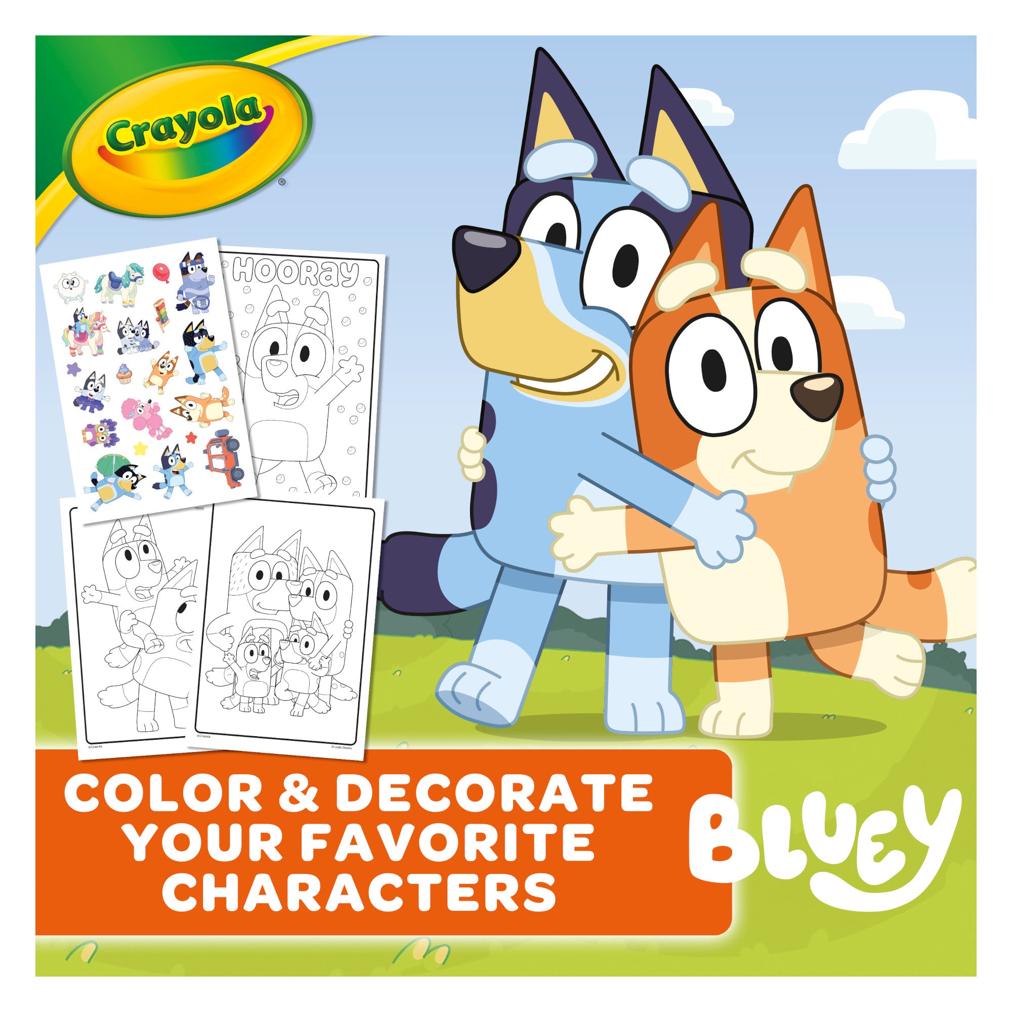 Crayola 96 Page Colouring Book, Bluey