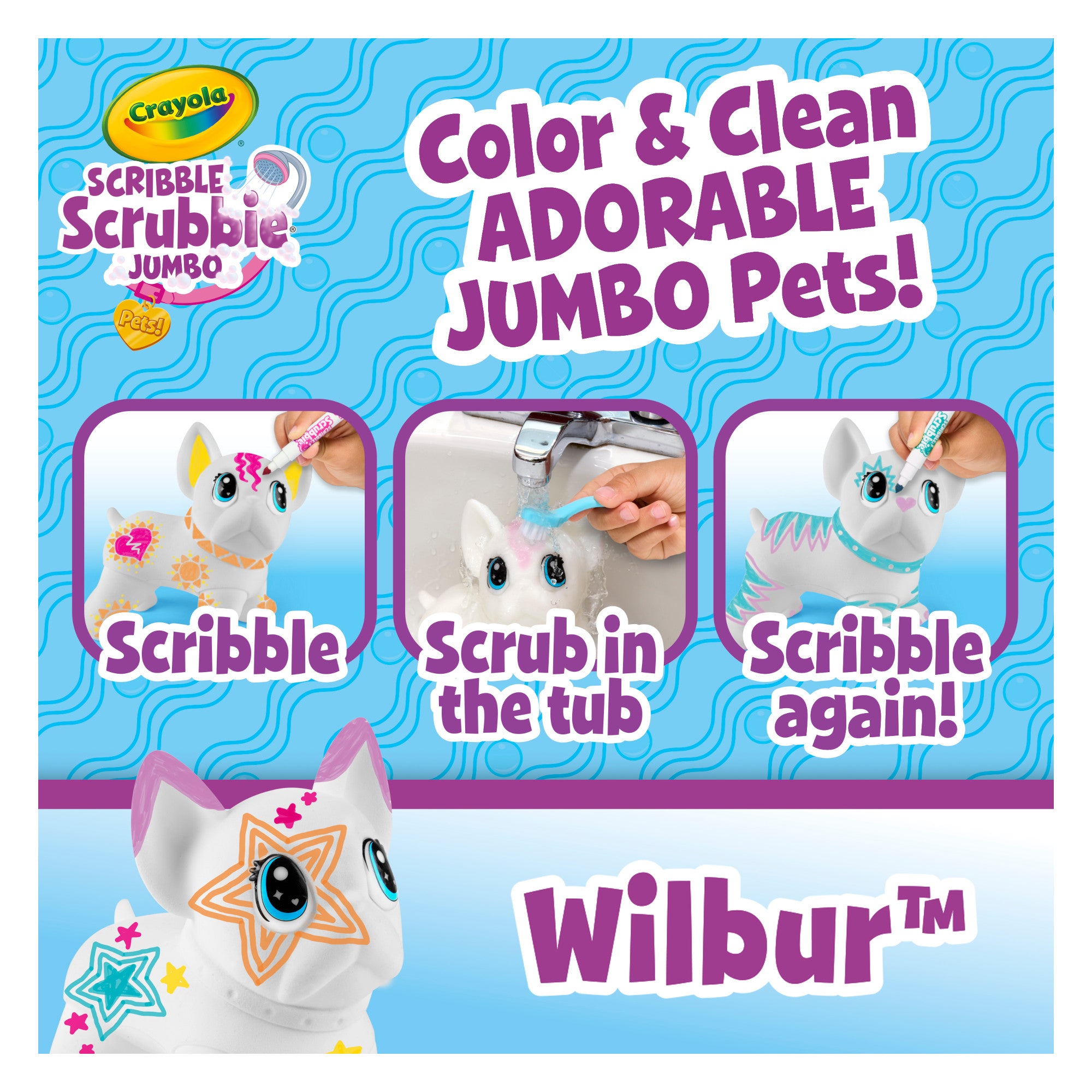 Crayola Scribble Scrubbie Jumbo Pet