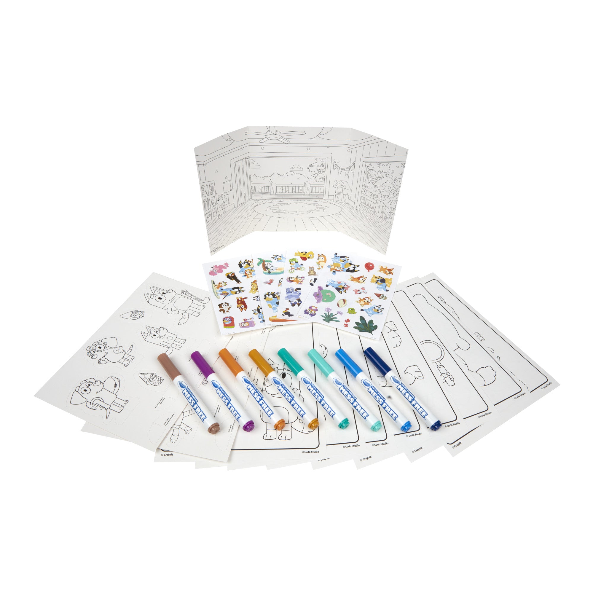 Crayola Color Wonder Mess-Free Bluey Activity Kit