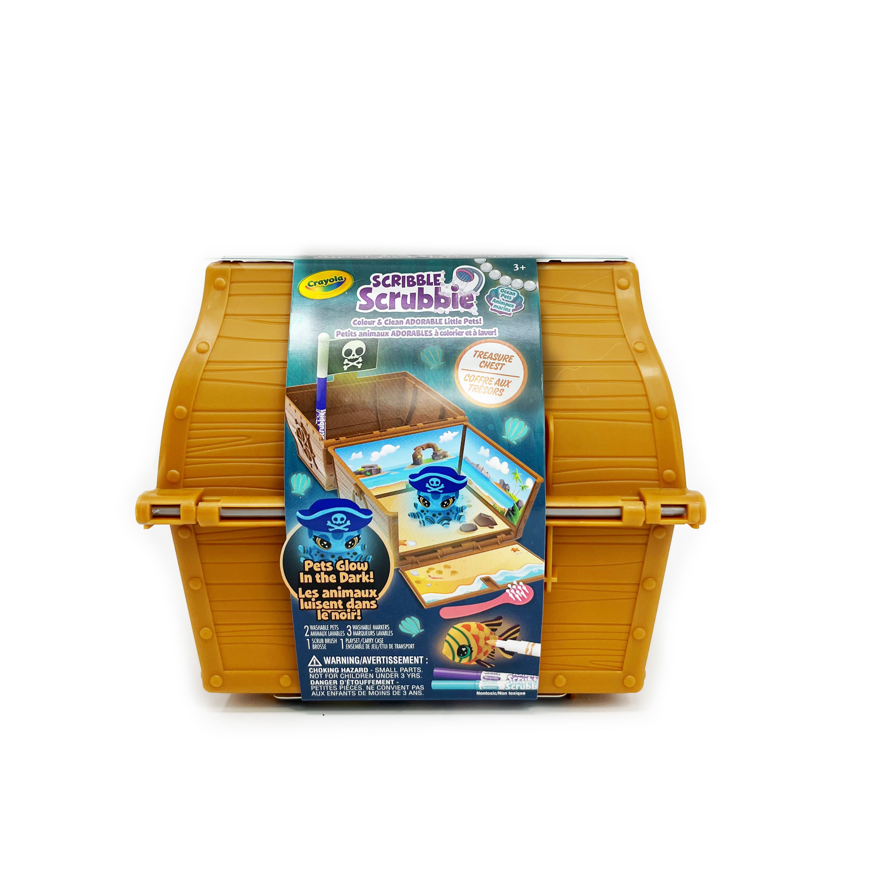 Crayola Scribble Scrubbie Pets Glow Treasure Chest