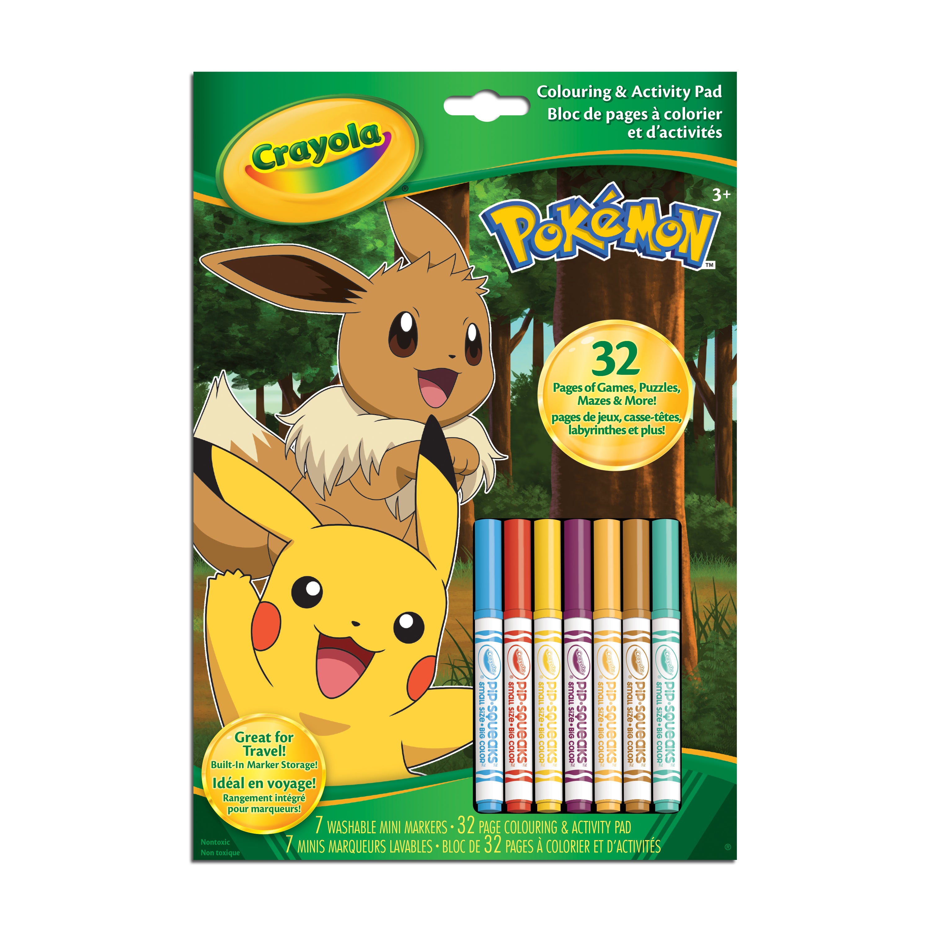 Crayola Colouring & Activity Book, Pokémon