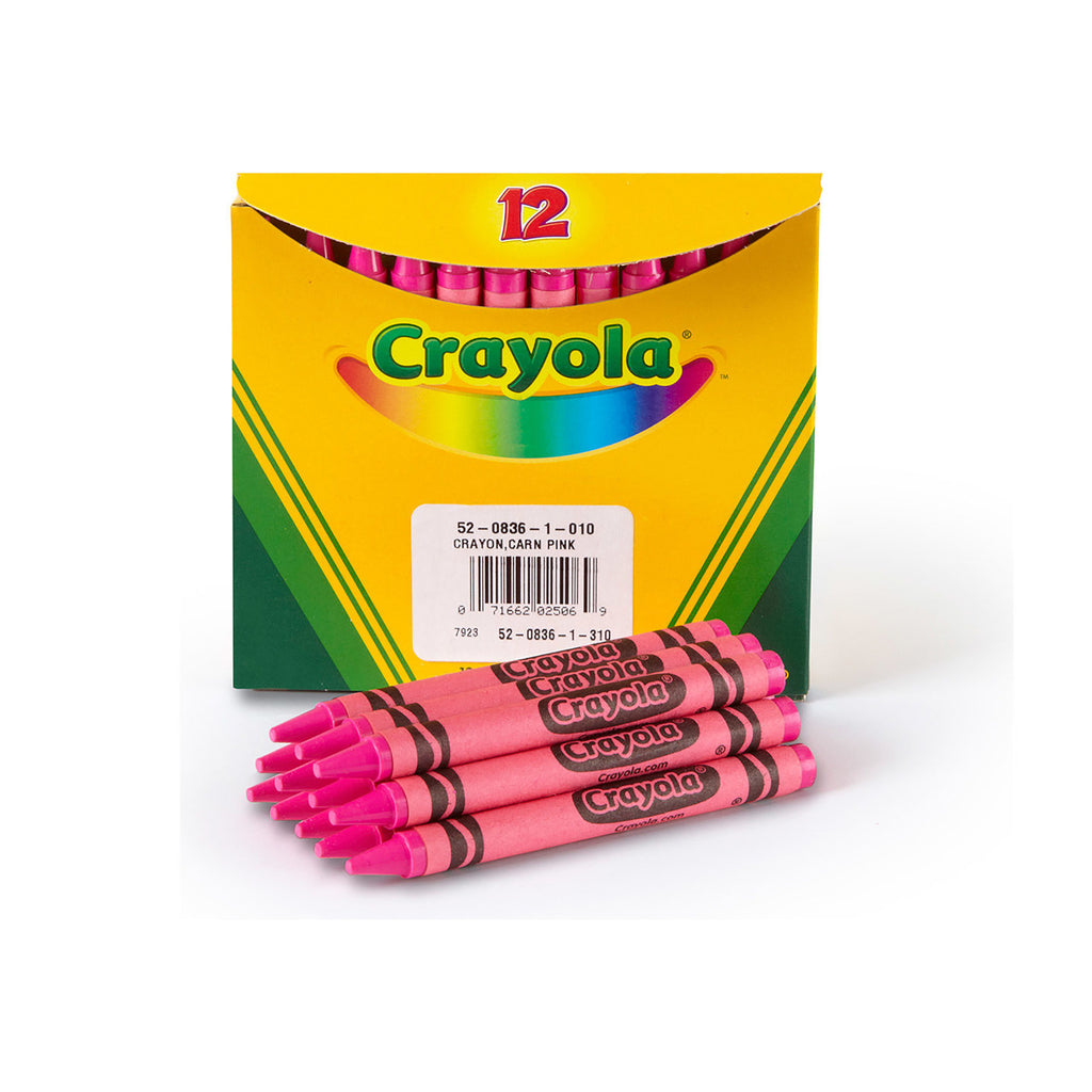 12 Regular Red Crayons by Crayola 52-0836038 