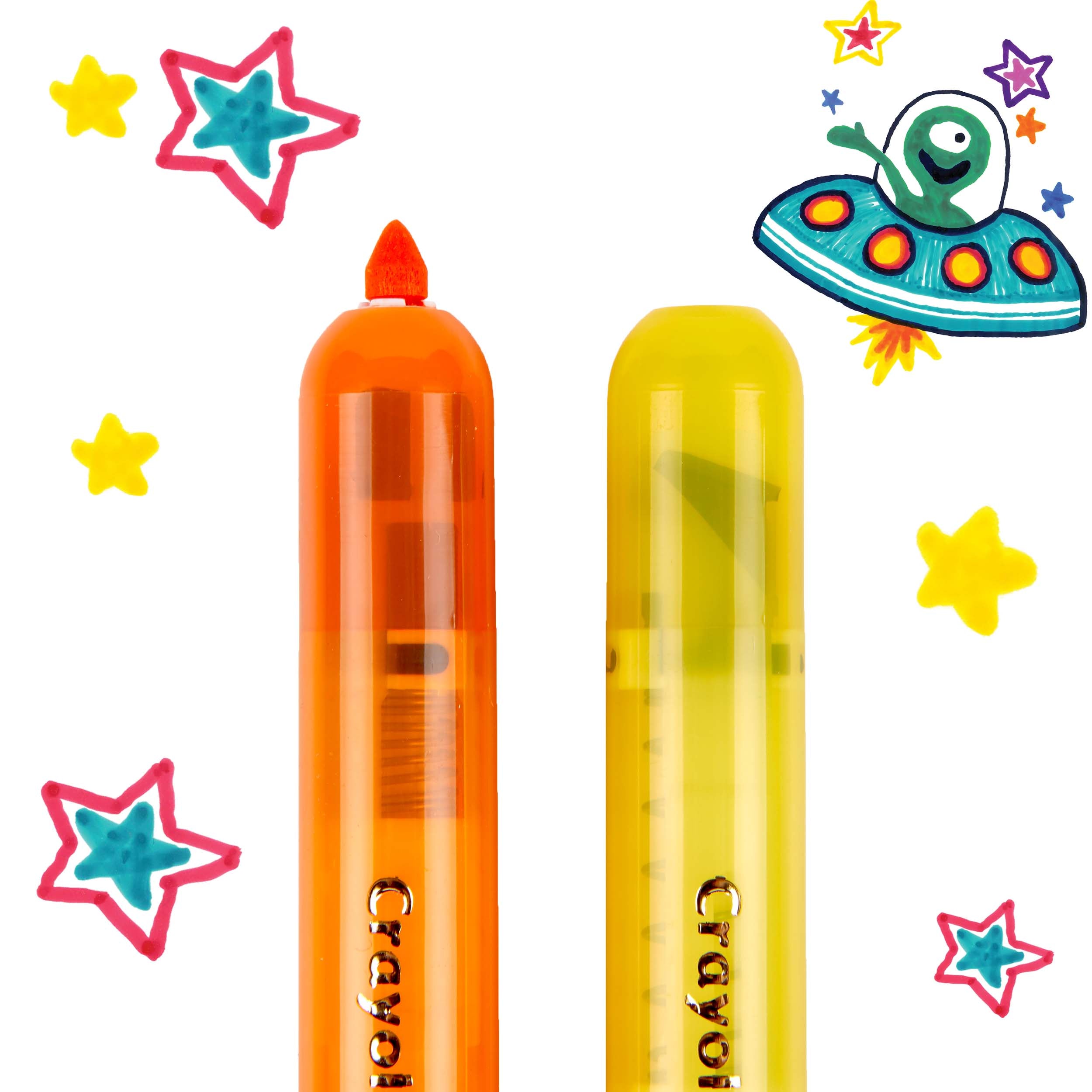 Crayola Clicks Retractable Markers, 10 Count