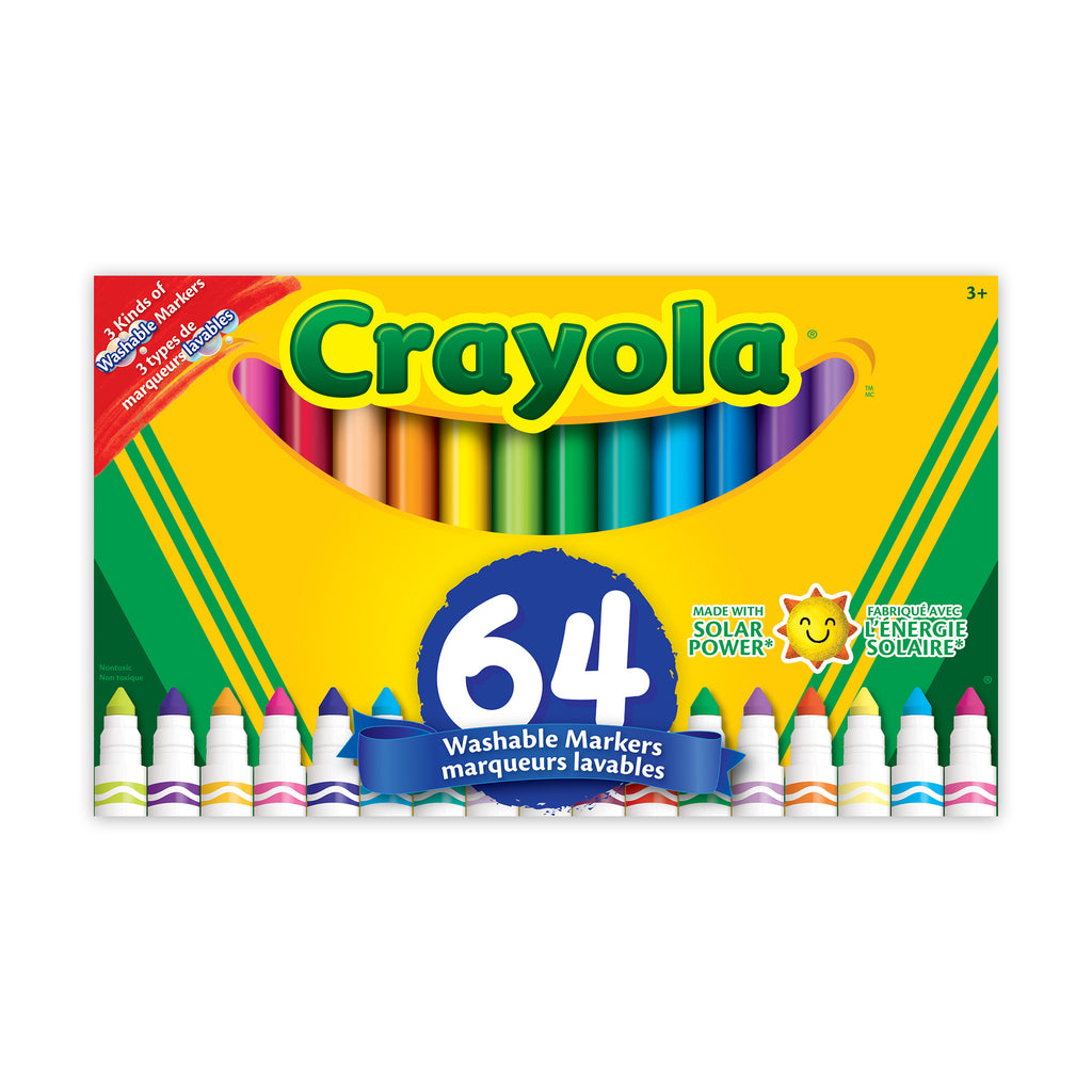 Crayola Super Tips Washable Markers, 100 Count – Crayola Canada