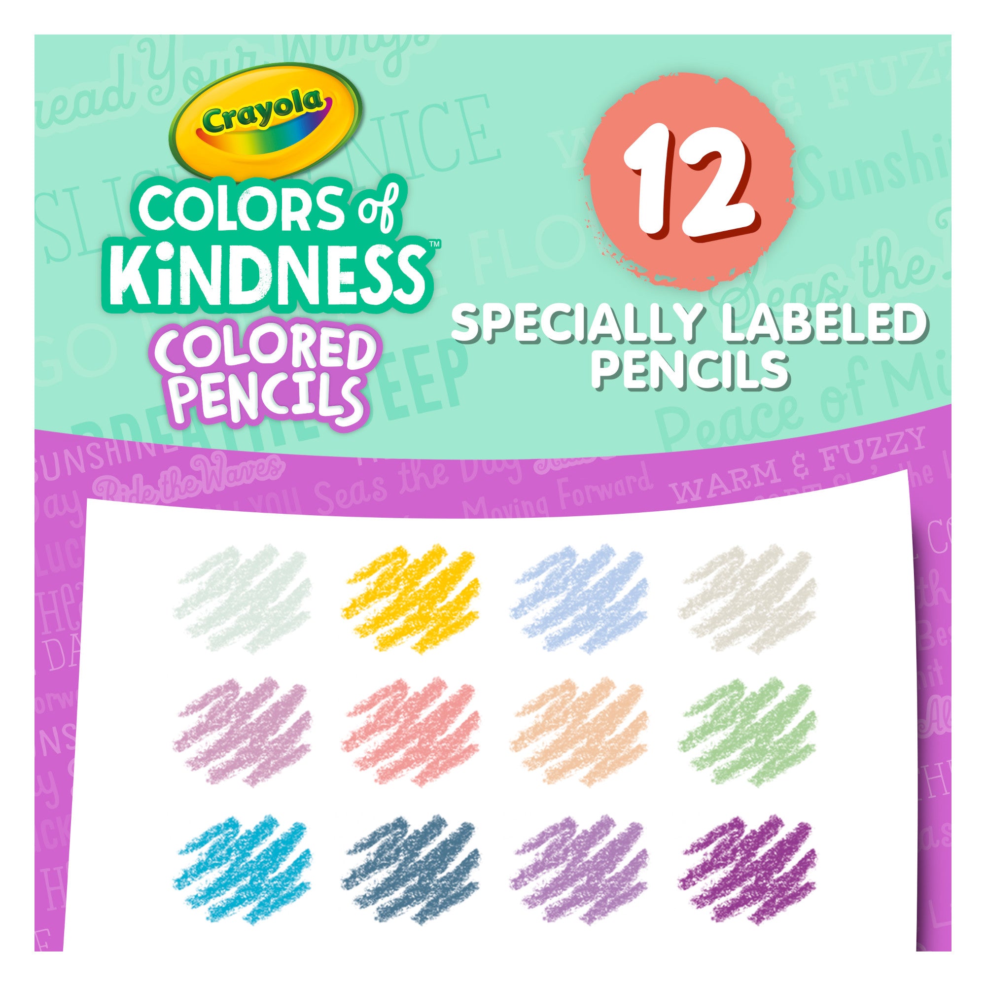 Crayola Colors of Kindness Coloured Pencils, 12 Count