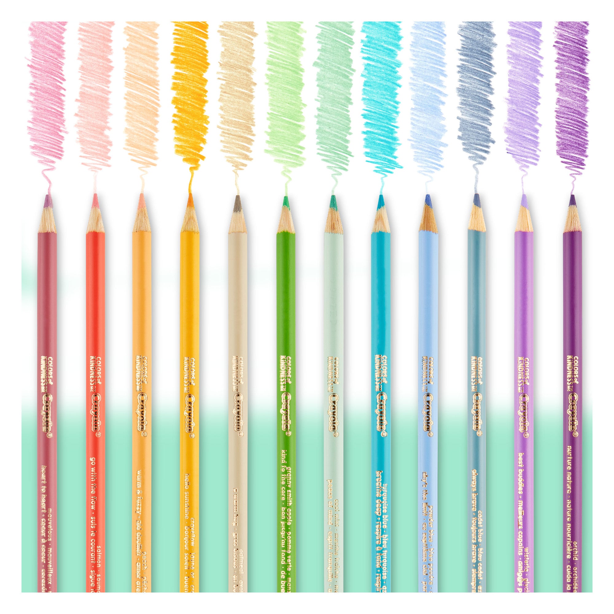 Crayola Colors of Kindness Coloured Pencils, 12 Count