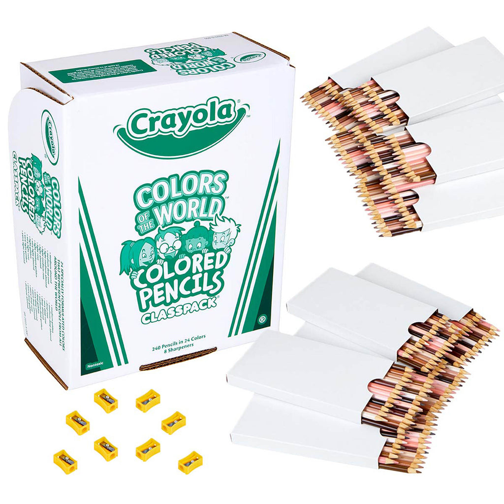 Colors of the World Crayons 24 ct - The School Box Inc