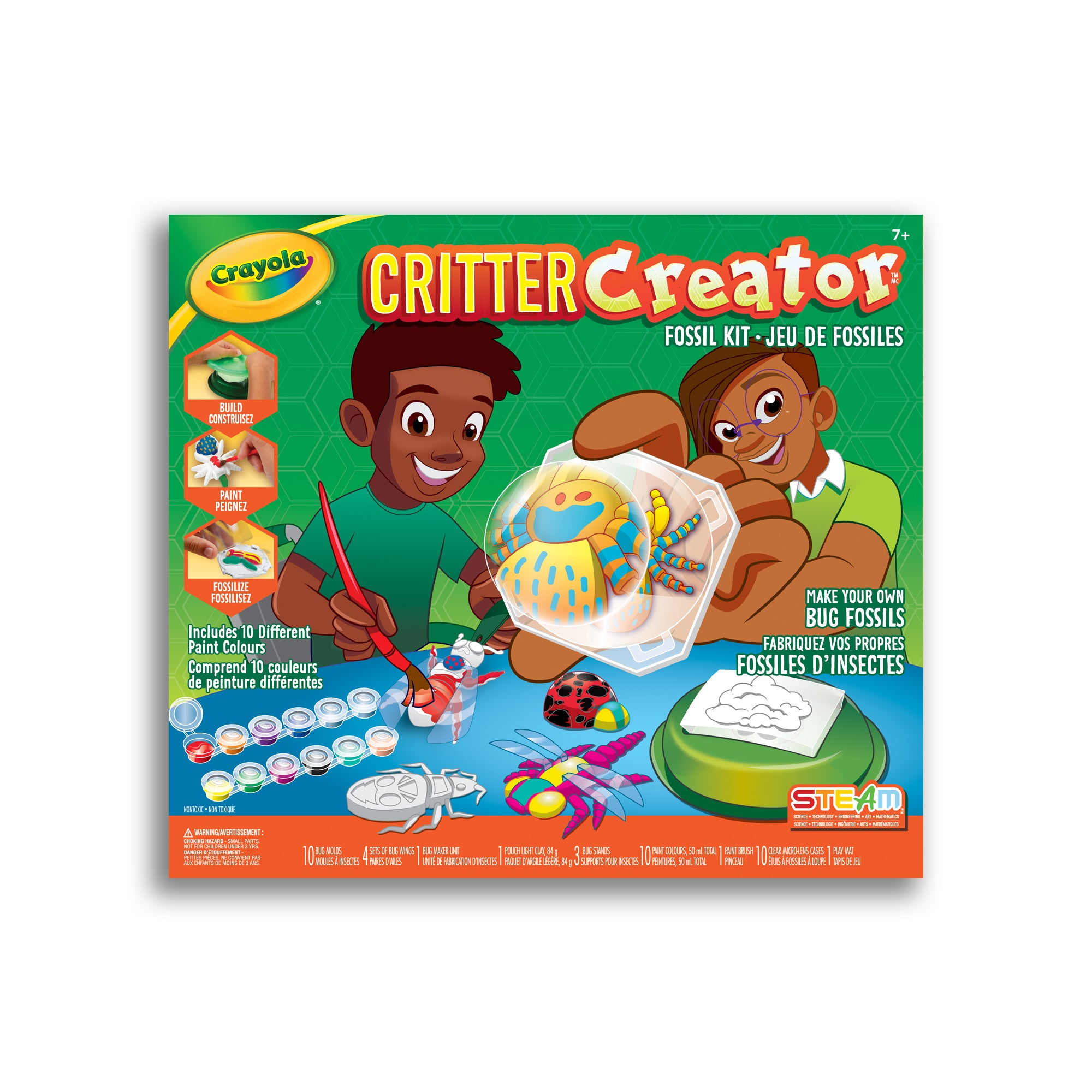 Crayola Critter Creator Kit, Bug Fossil Lab