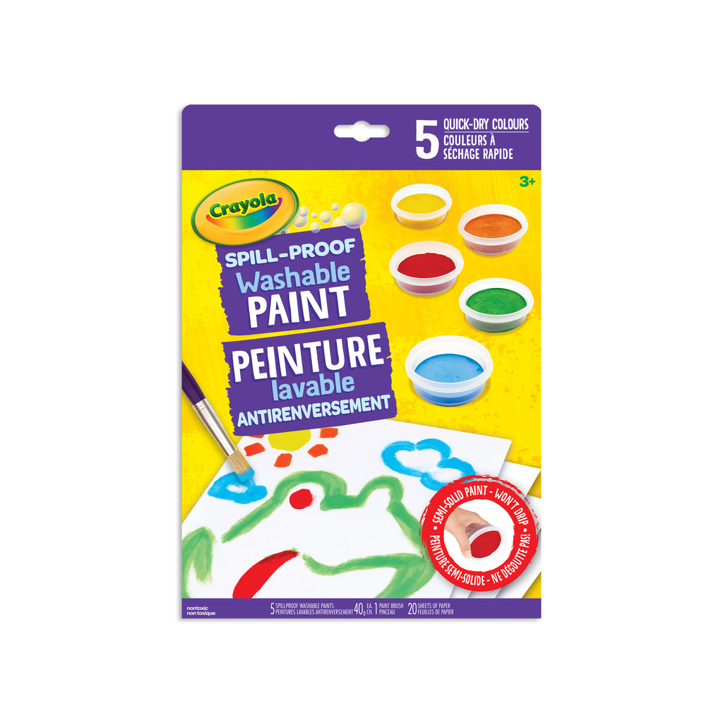 Crayola - Pop & Paint : Palette d'aquarelles lavable - Maitre des Jeux