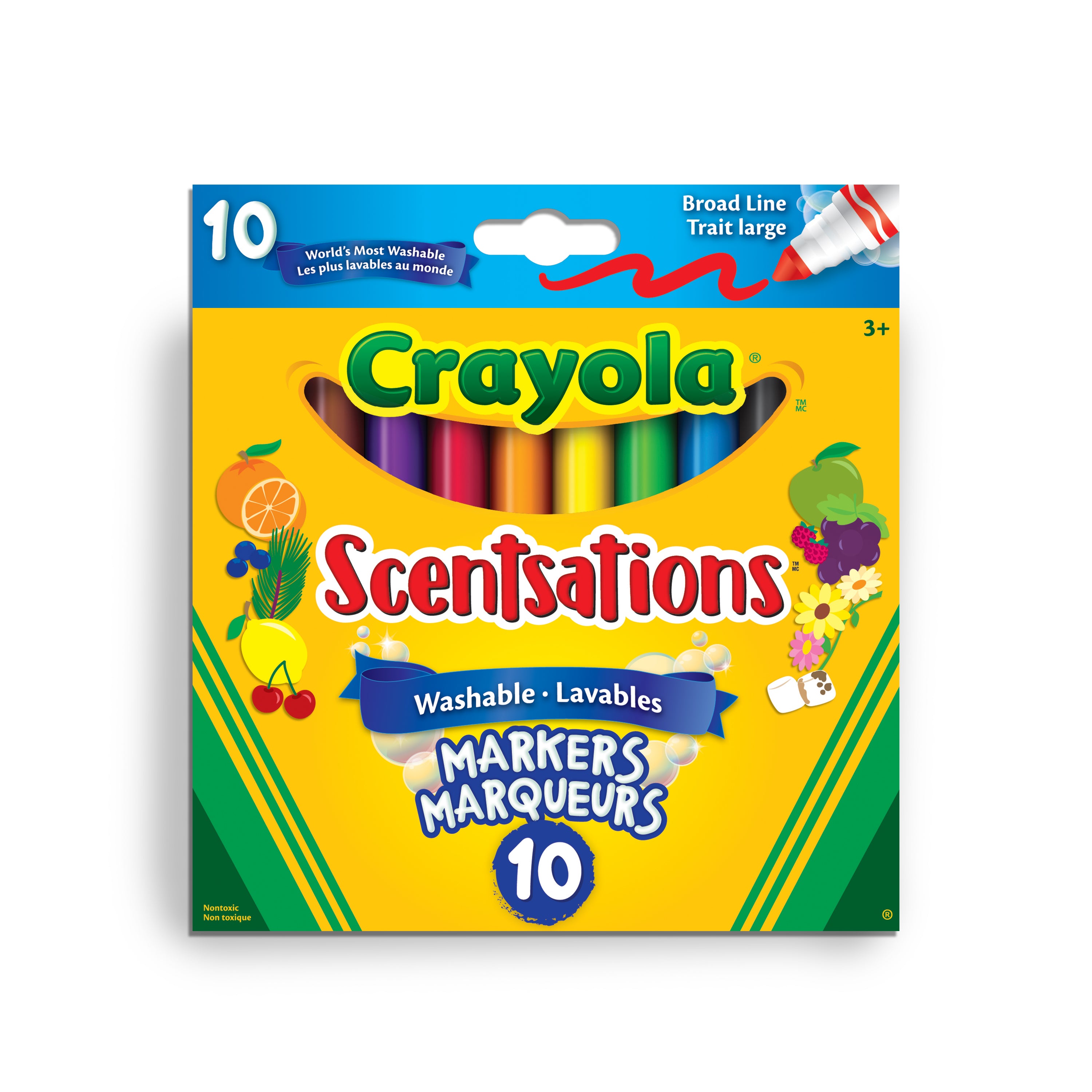 Crayola Scentsations Washable Markers, 10 Count