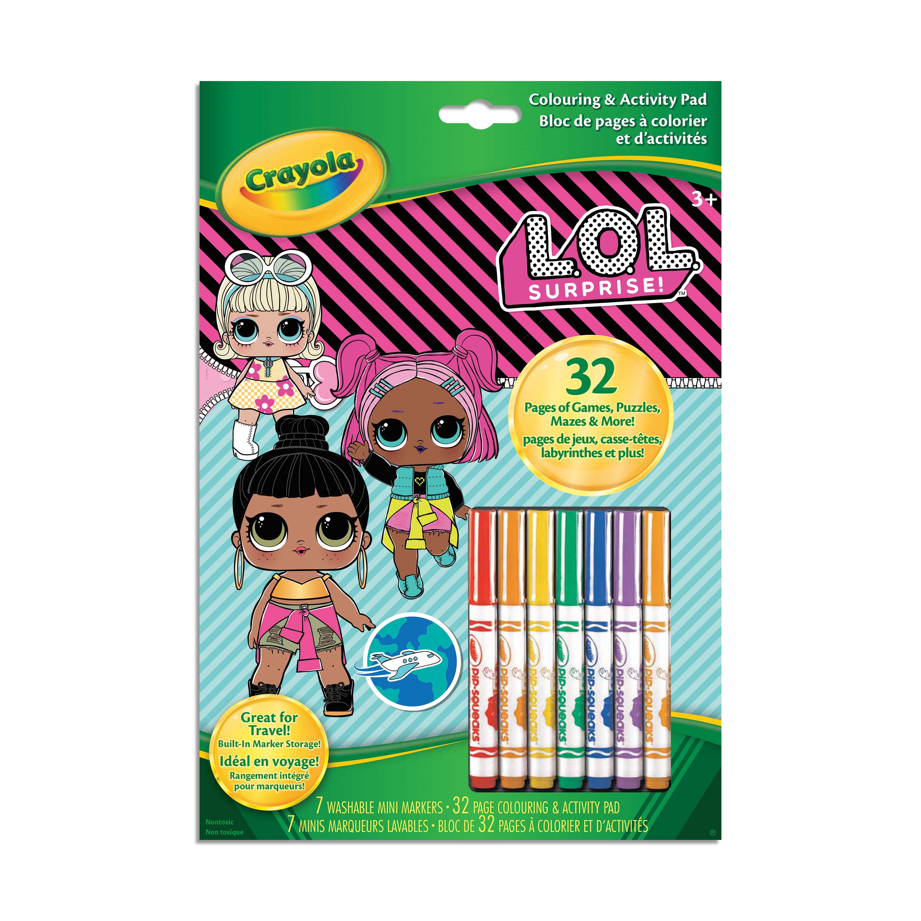 Crayola Colouring & Activity Book, L.O.L. Surprise!