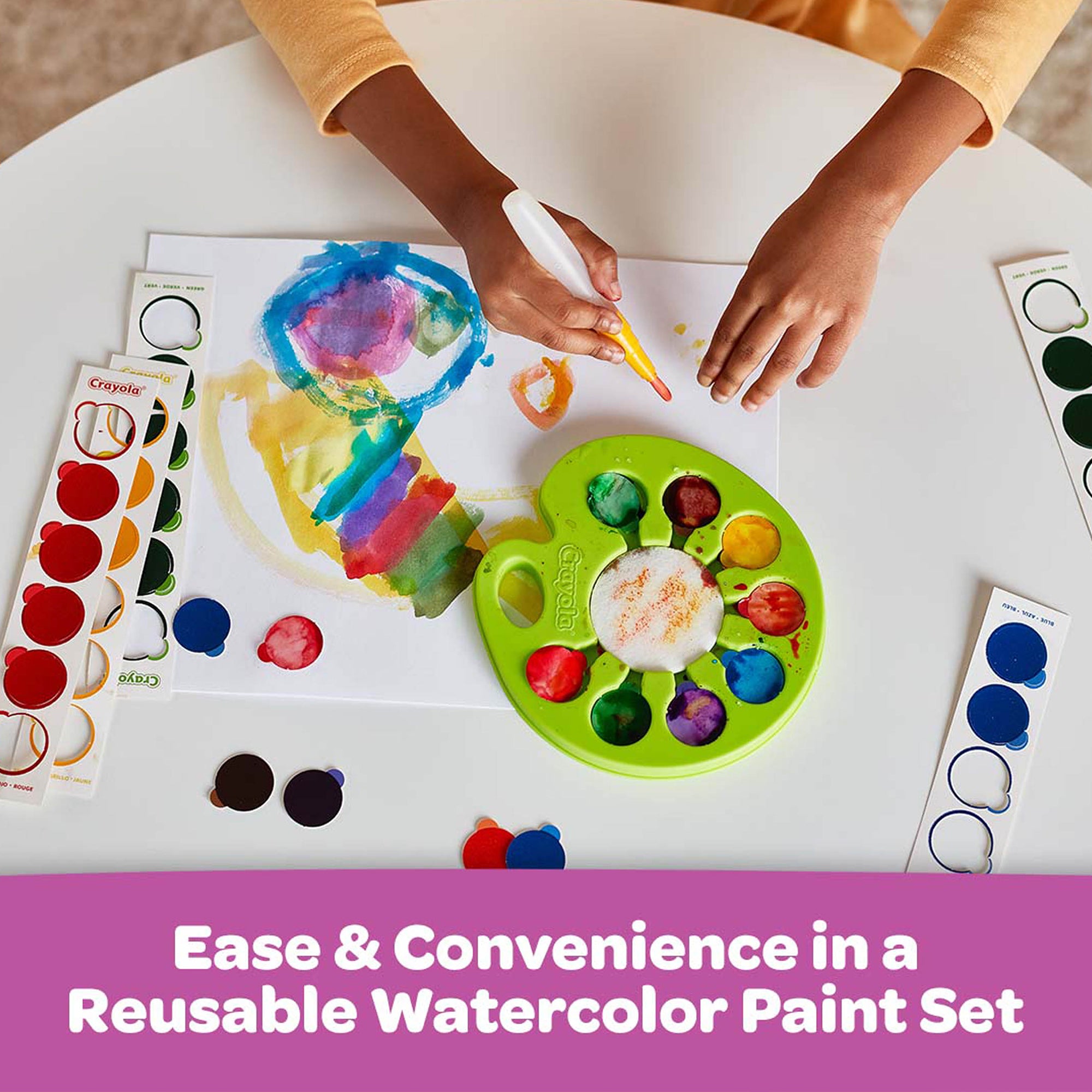 Crayola Washable Pop & Paint Watercolour Palette