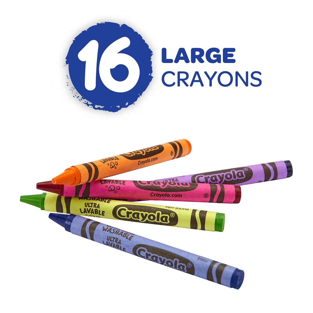 Crayola Ultra-Clean Washable Large Crayons, 8 Count – Crayola Canada
