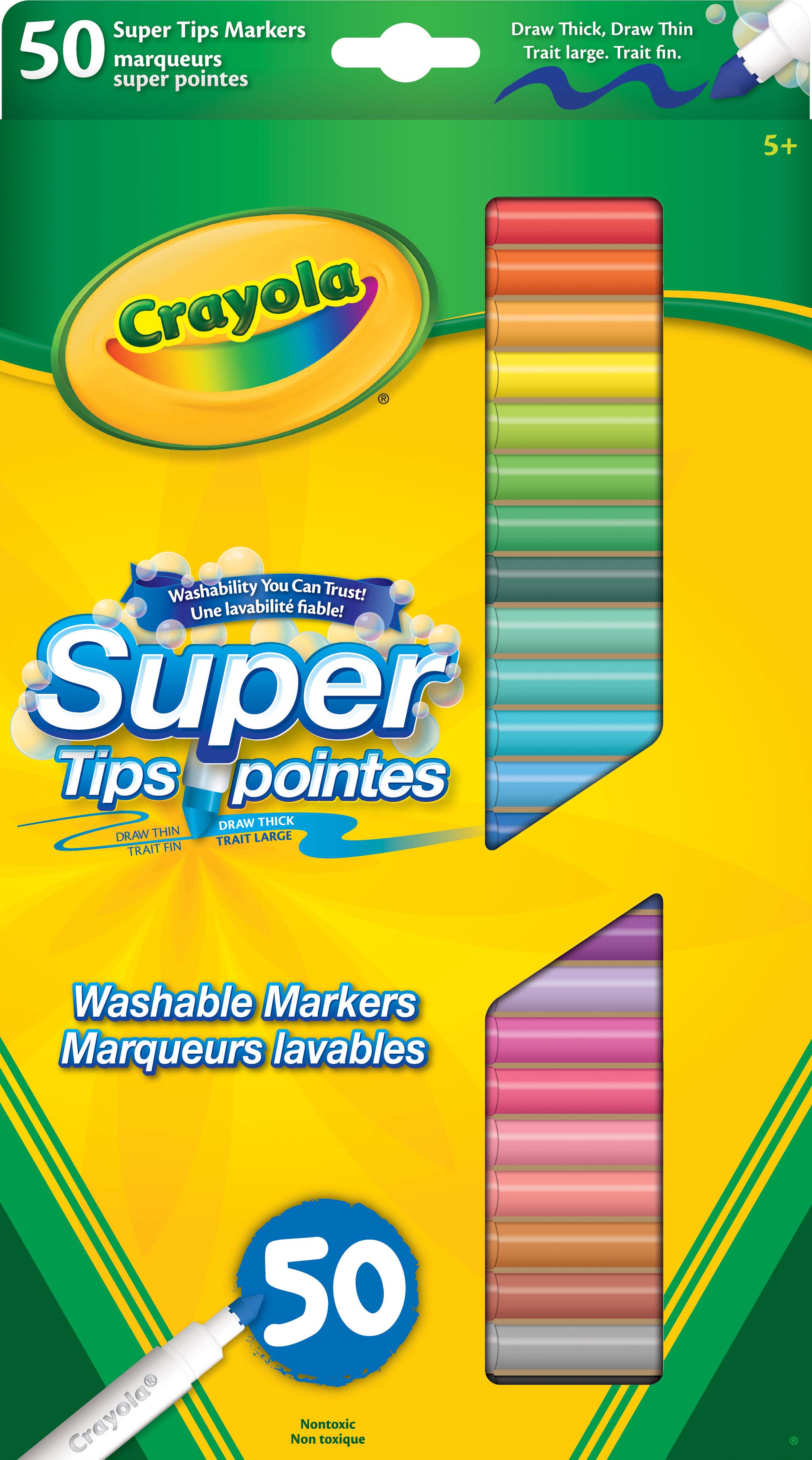 Crayola Colors of the World Fine Line Markers, 24 Count – Crayola Canada