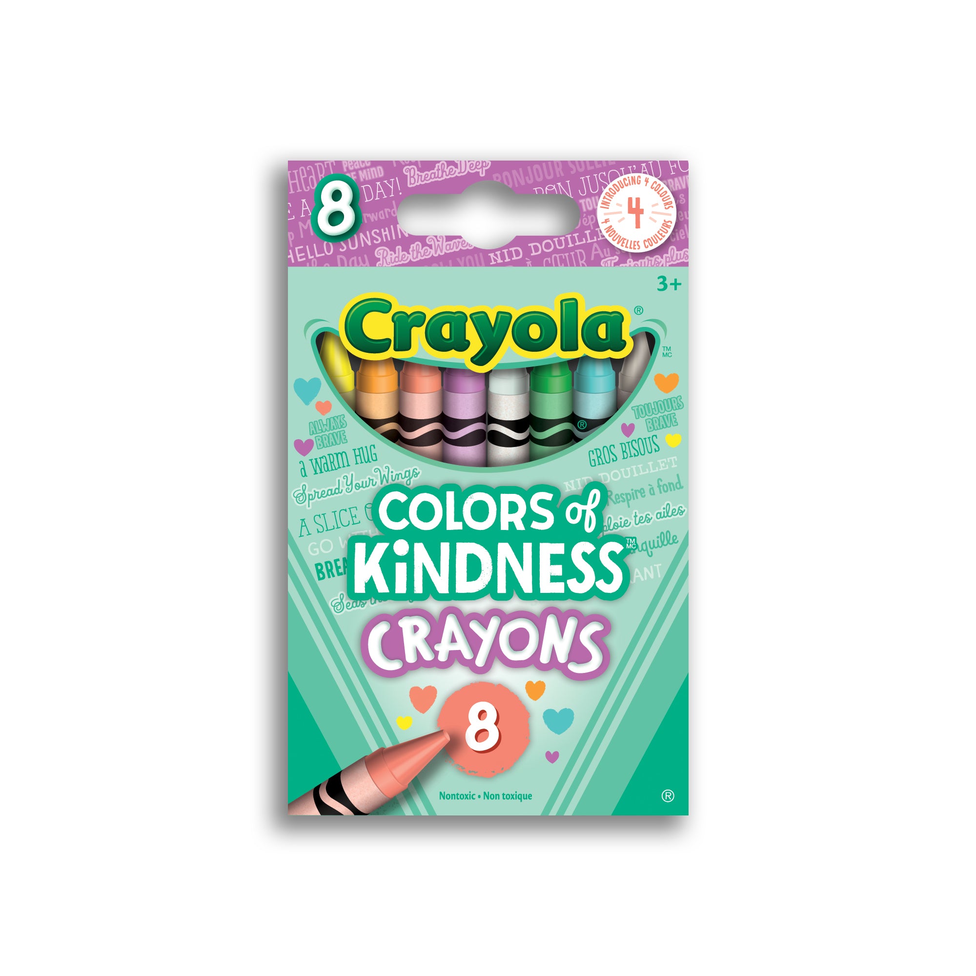 Crayola Colors of Kindness Crayons, 8 Count