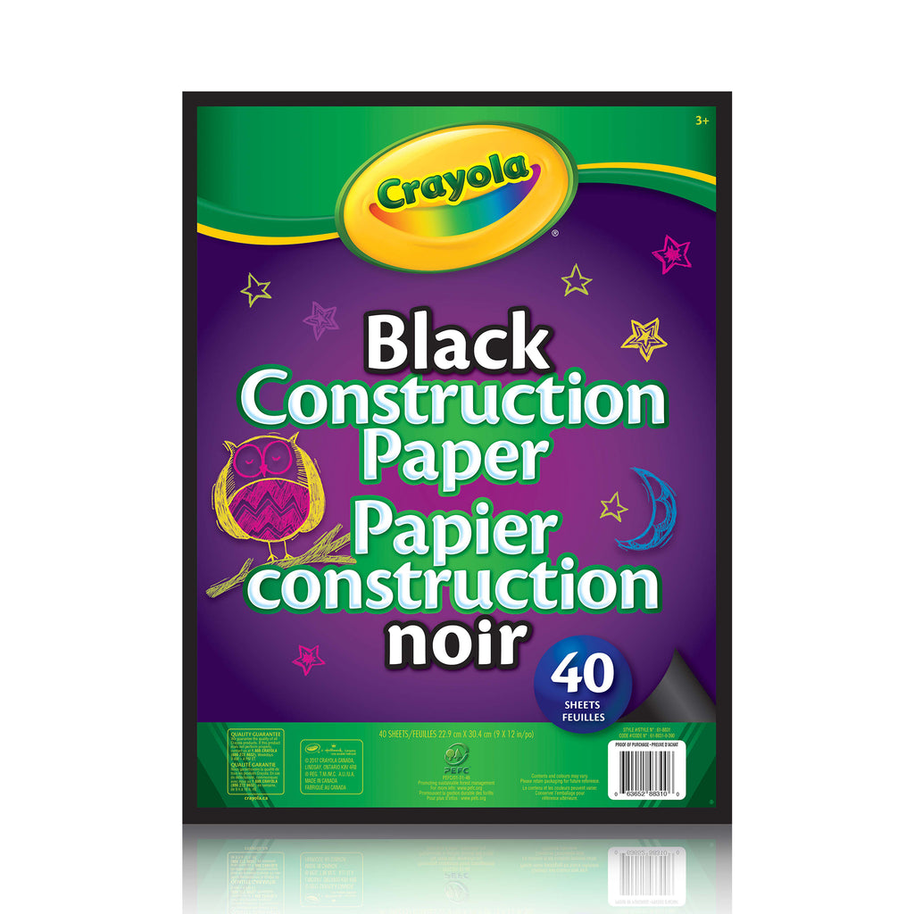 Crayola Giant Construction Paper & Stencil Set – Crayola Canada