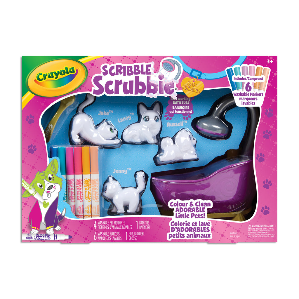 Crayola Scribble Scrubbie Safari Animal Play Set – Crayola Canada
