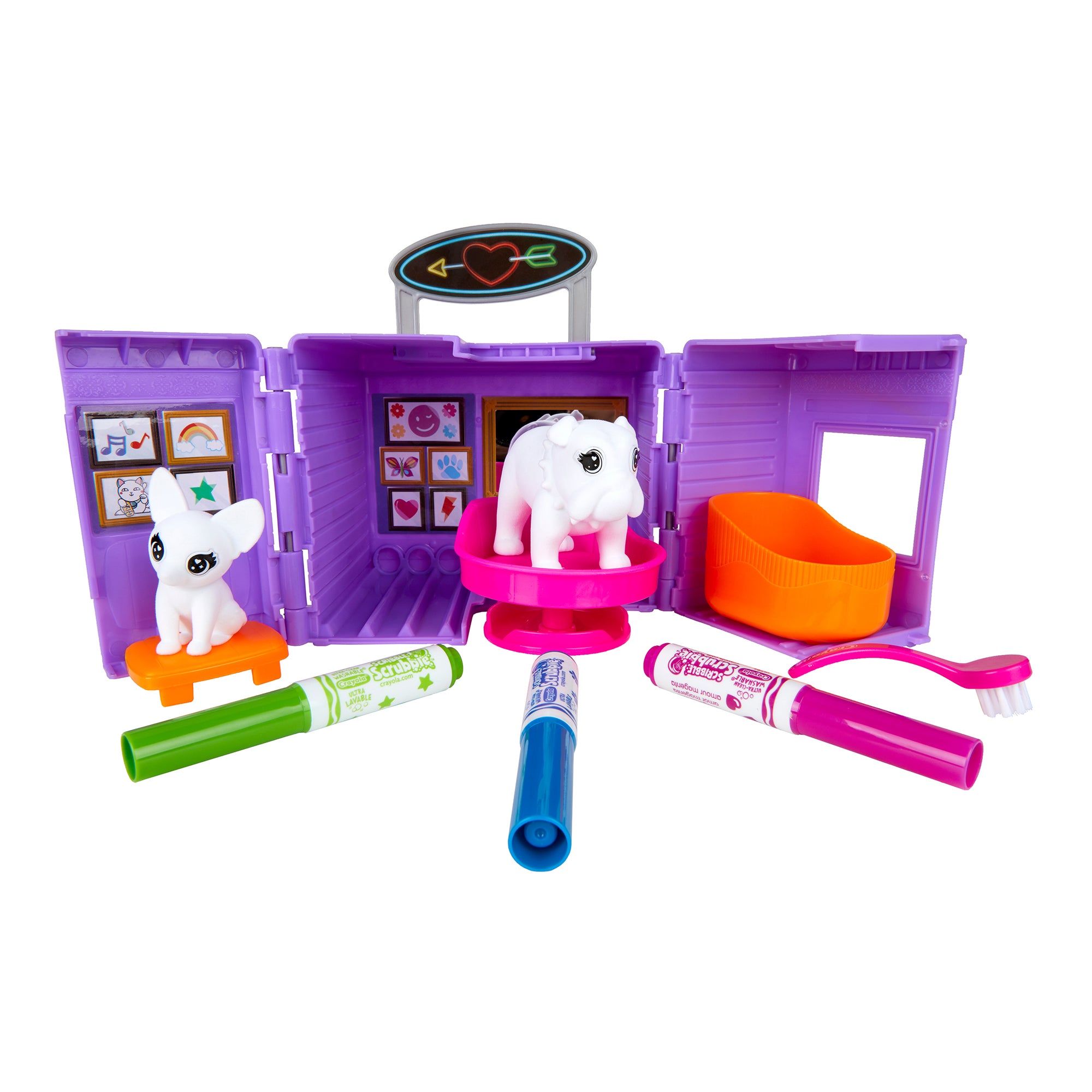 Crayola Scribble Scrubbie Pets Tattoo Shop Play Set