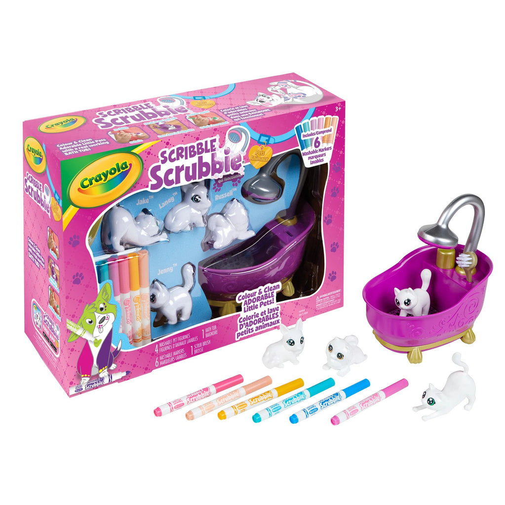 Crayola Scribble Scrubbie Safari Animal Play Set – Crayola Canada