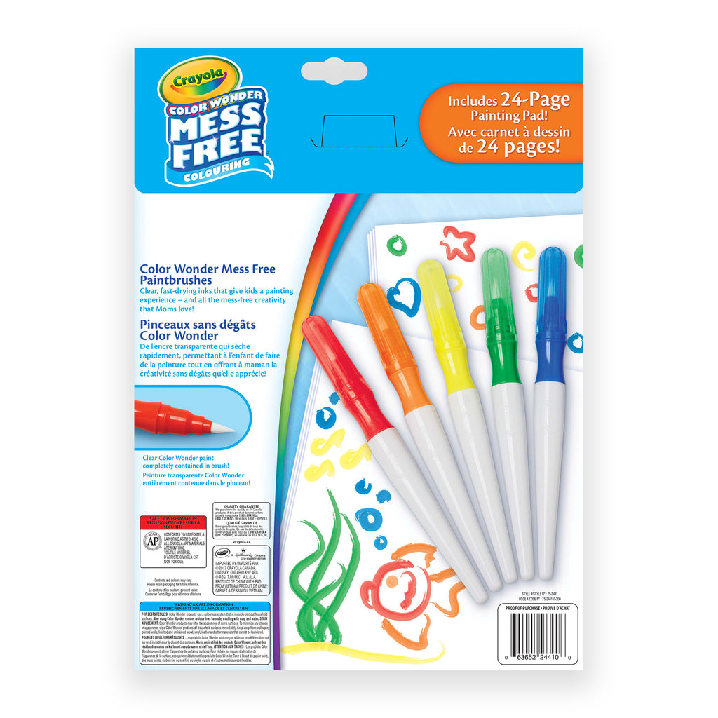 Crayola - Trousse d'activité Color Wonder Mess Free - Maitre des Jeux