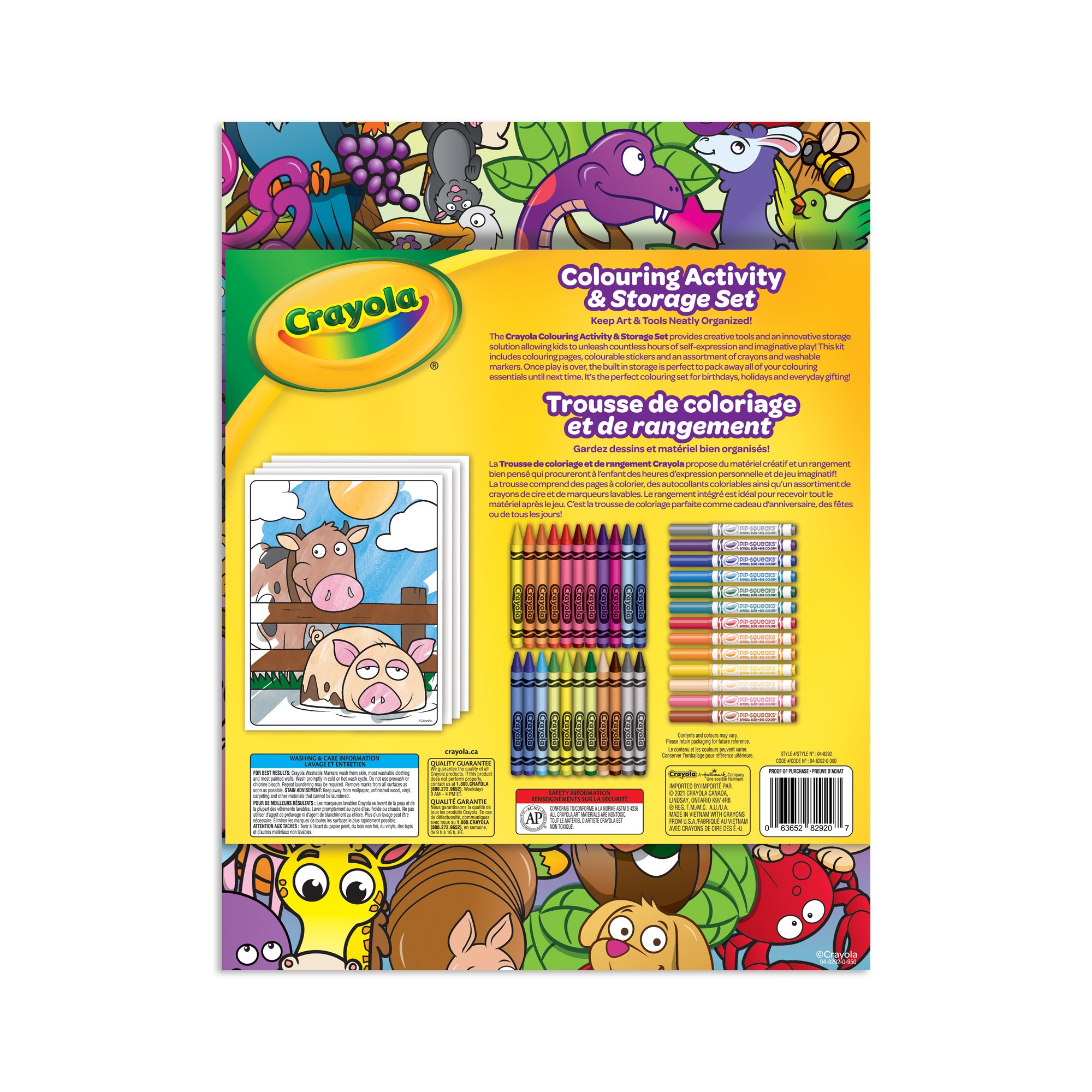 Crayola Colouring Activity & Storage Set