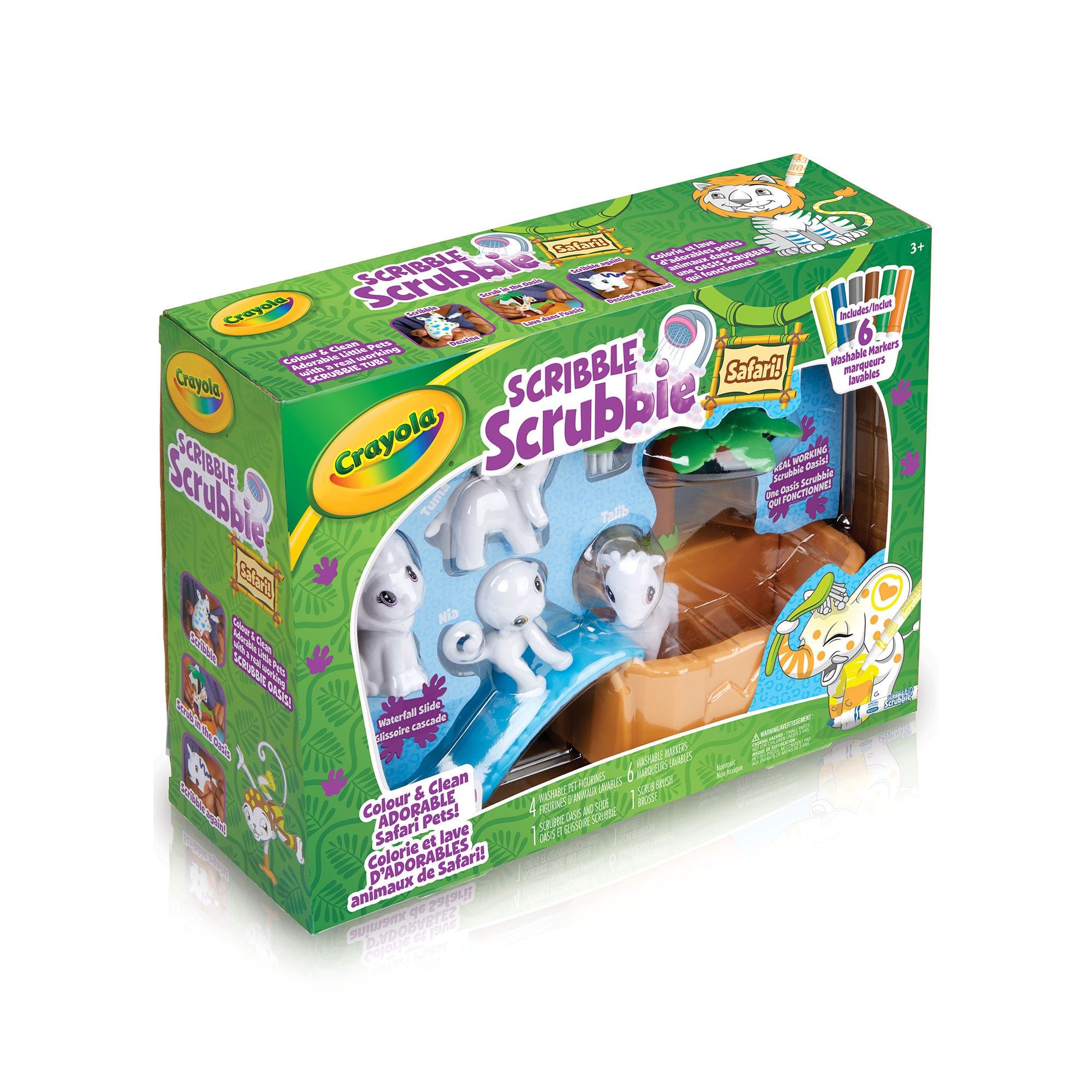 Crayola Scribble Scrubbie Safari Animal Play Set