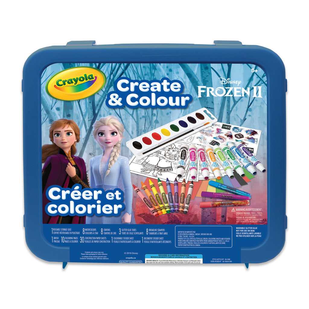 Crayola, Other, Frozen Crayola Set In Decorative Case