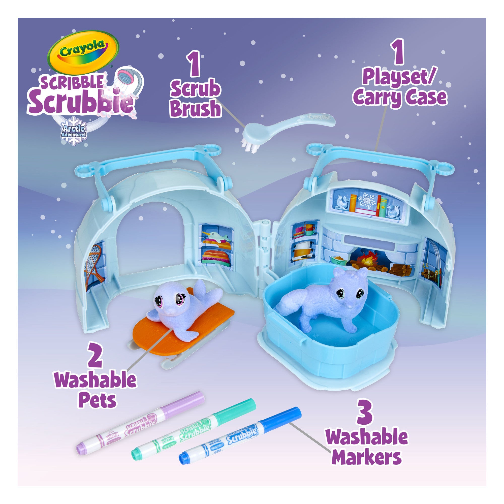 Crayola Scribble Scrubbie Pets Arctic Igloo