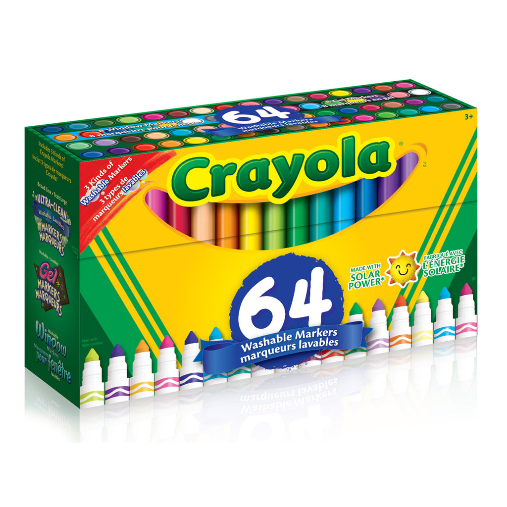 Crayola Super Tips Washable Markers, 100 Count – Crayola Canada