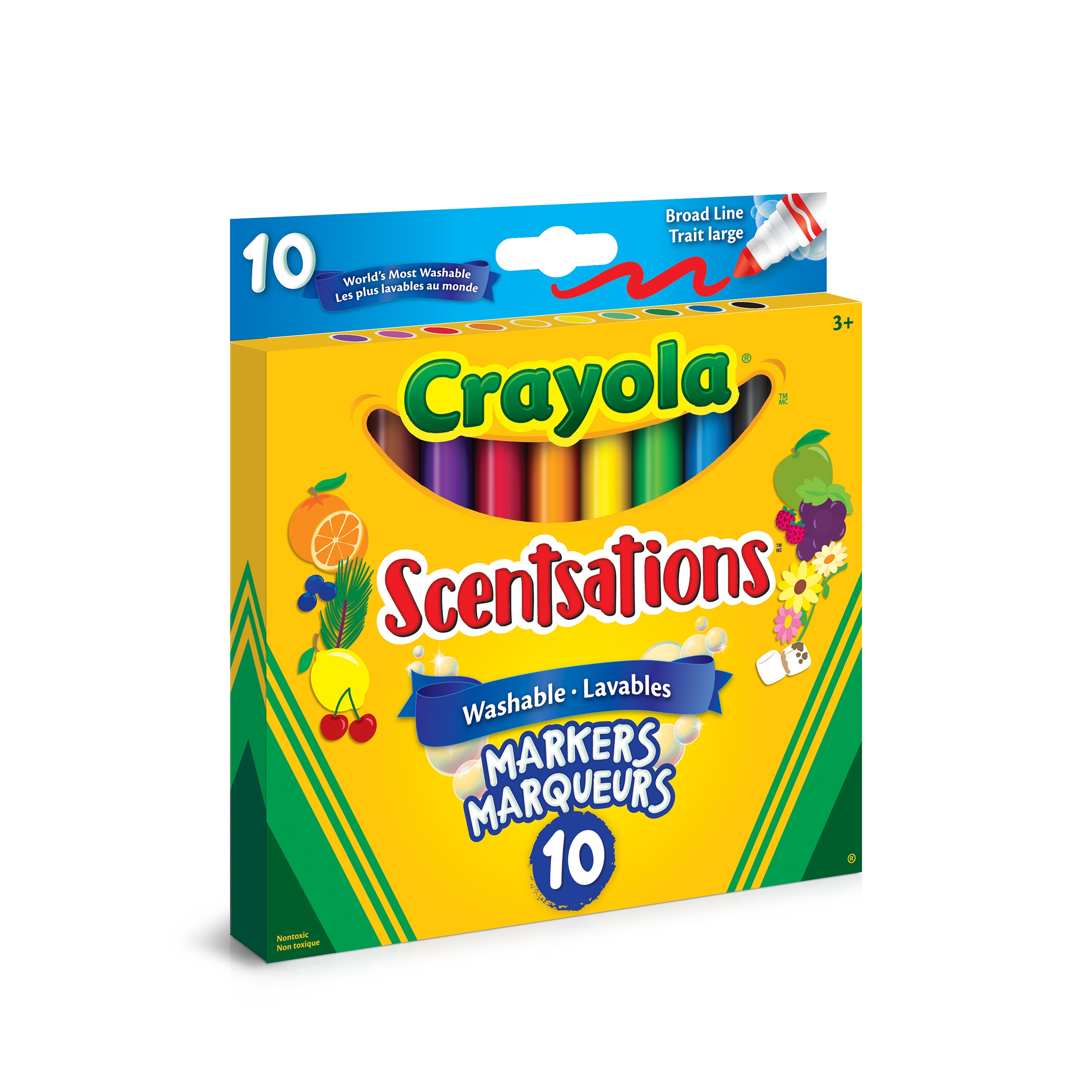 Crayola Scentsations Washable Markers, 10 Count