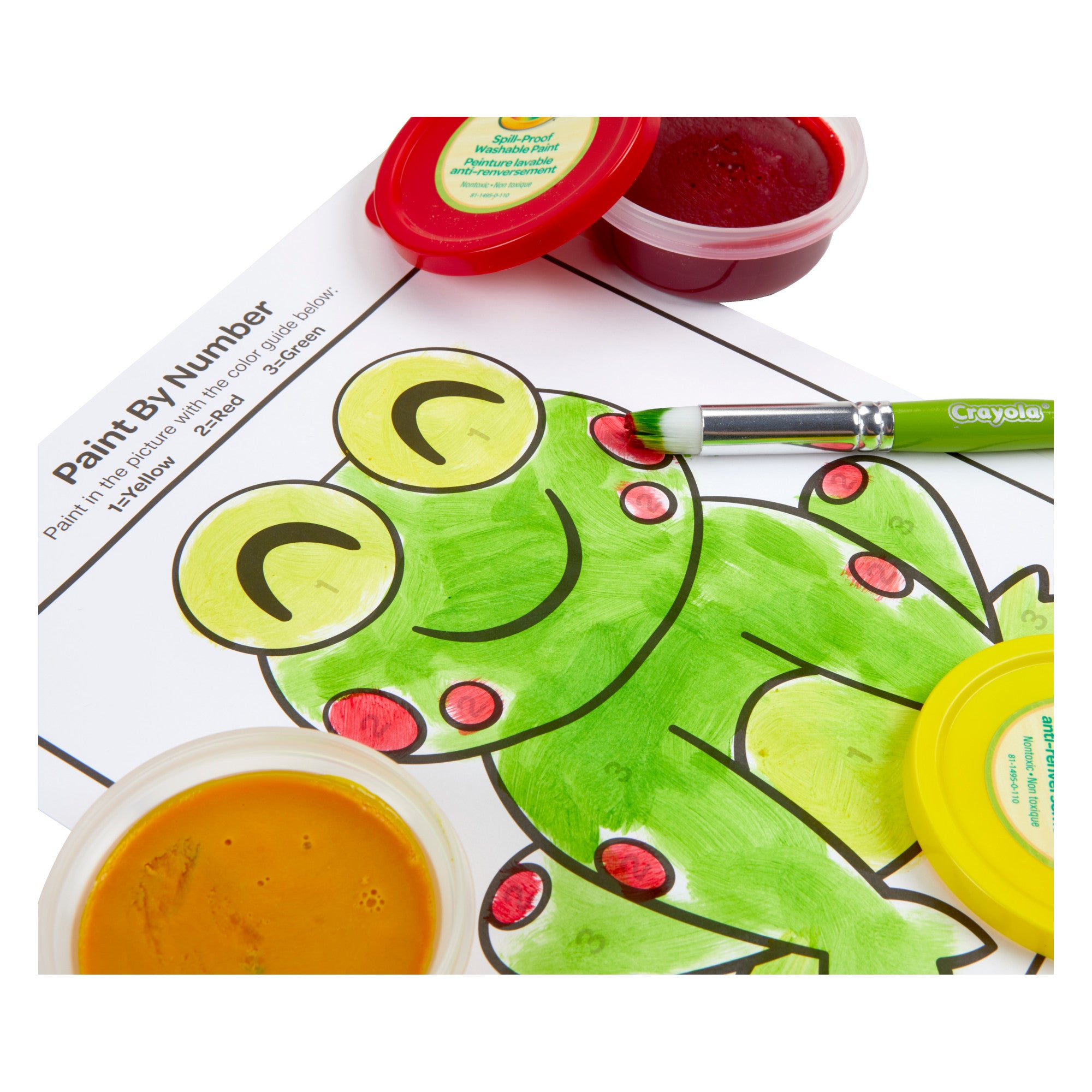 Crayola Young Artists Washable Spill Proof Paint Kit