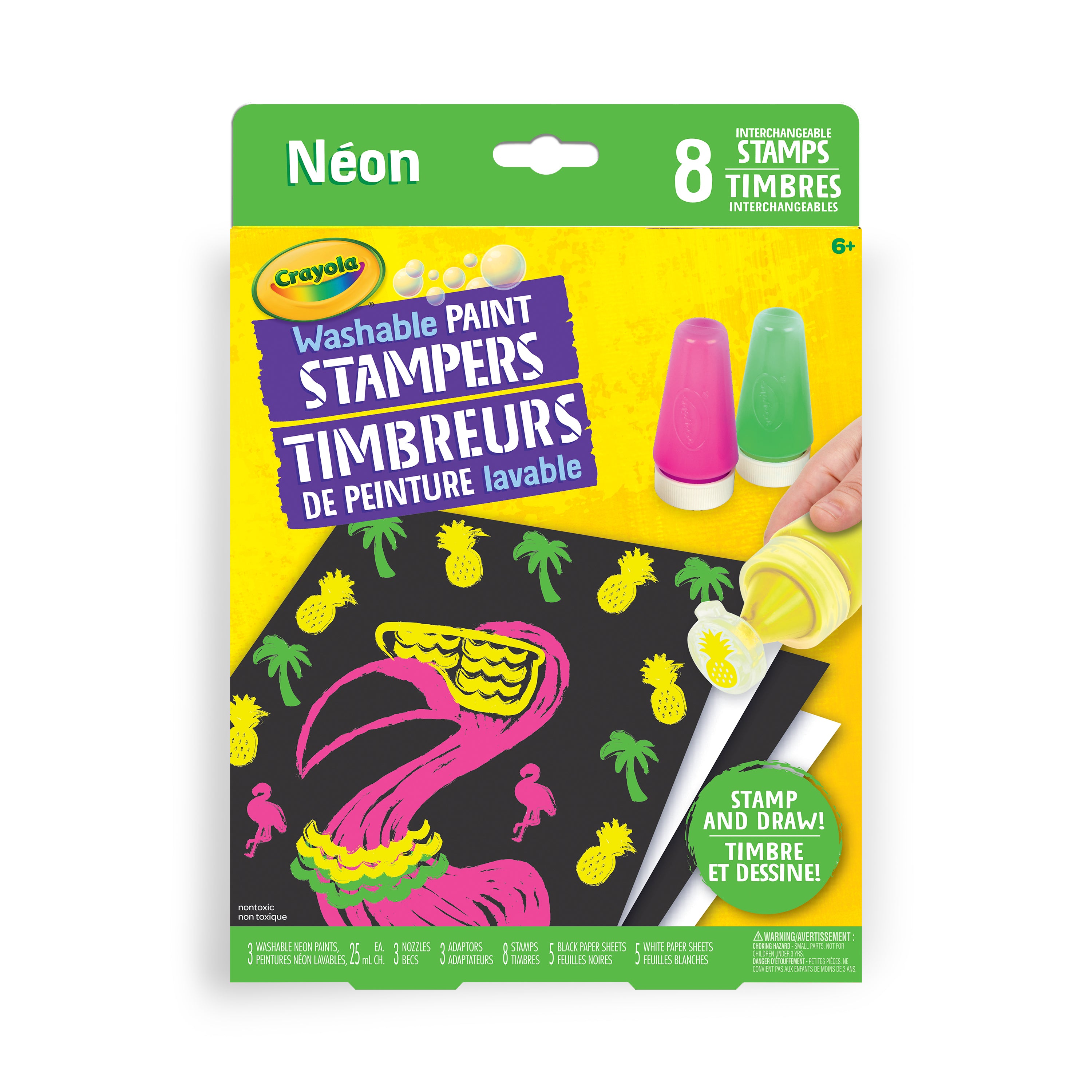 Bouteilles de gouache néon Crayola