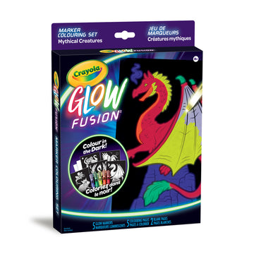 Crayola Glow Fusion Marker Colouring Set - Deep Sea Creatures