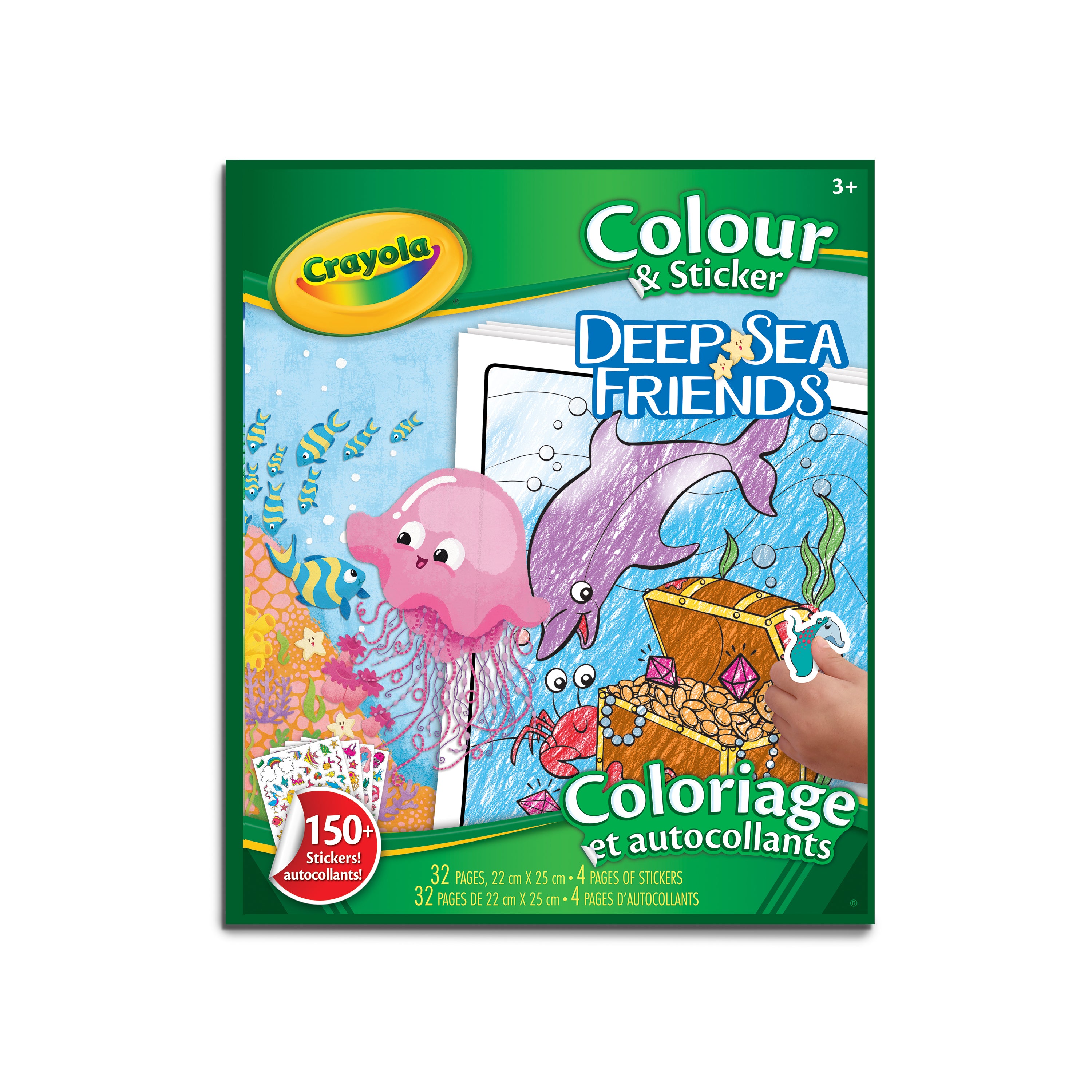 Crayola Colour & Sticker, Deep Sea Friends