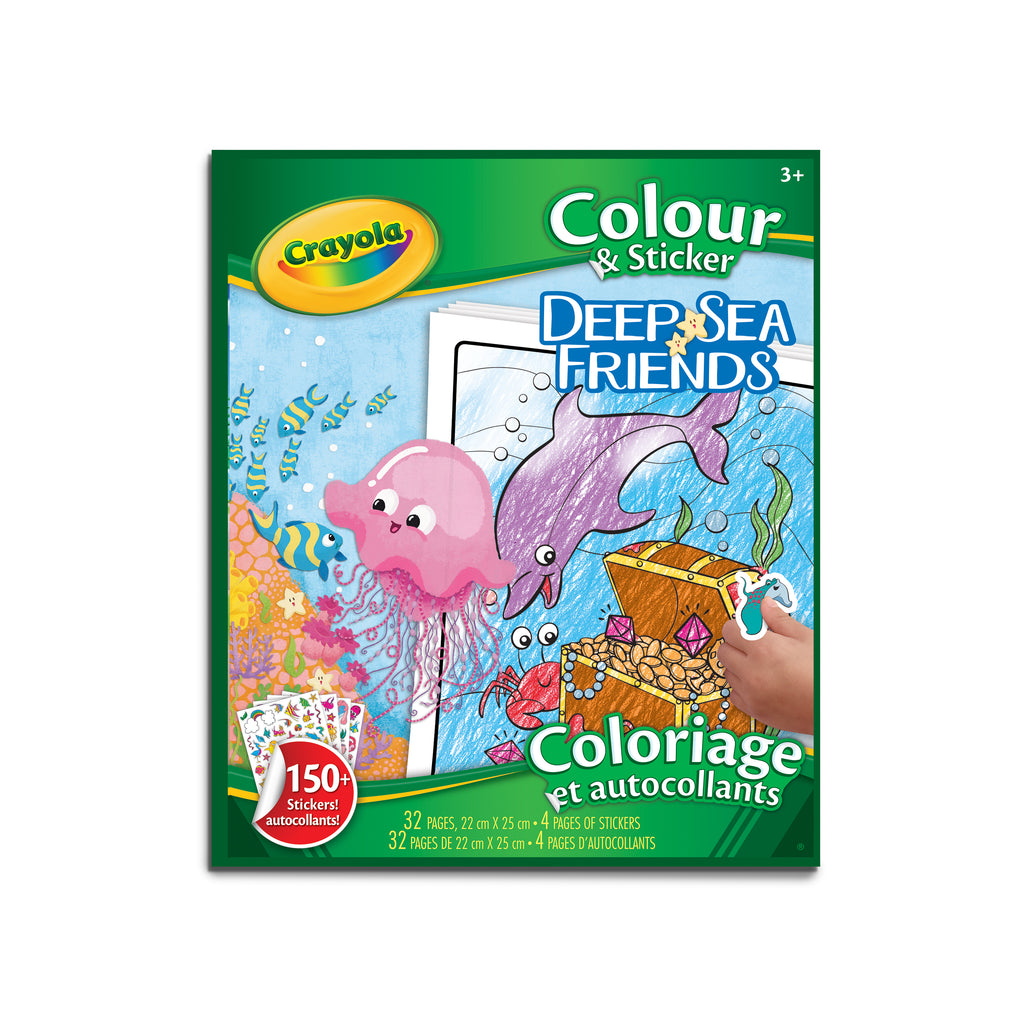 Crayola 042721: Deep Sea Friends Giant Coloring Roll – 1 Each