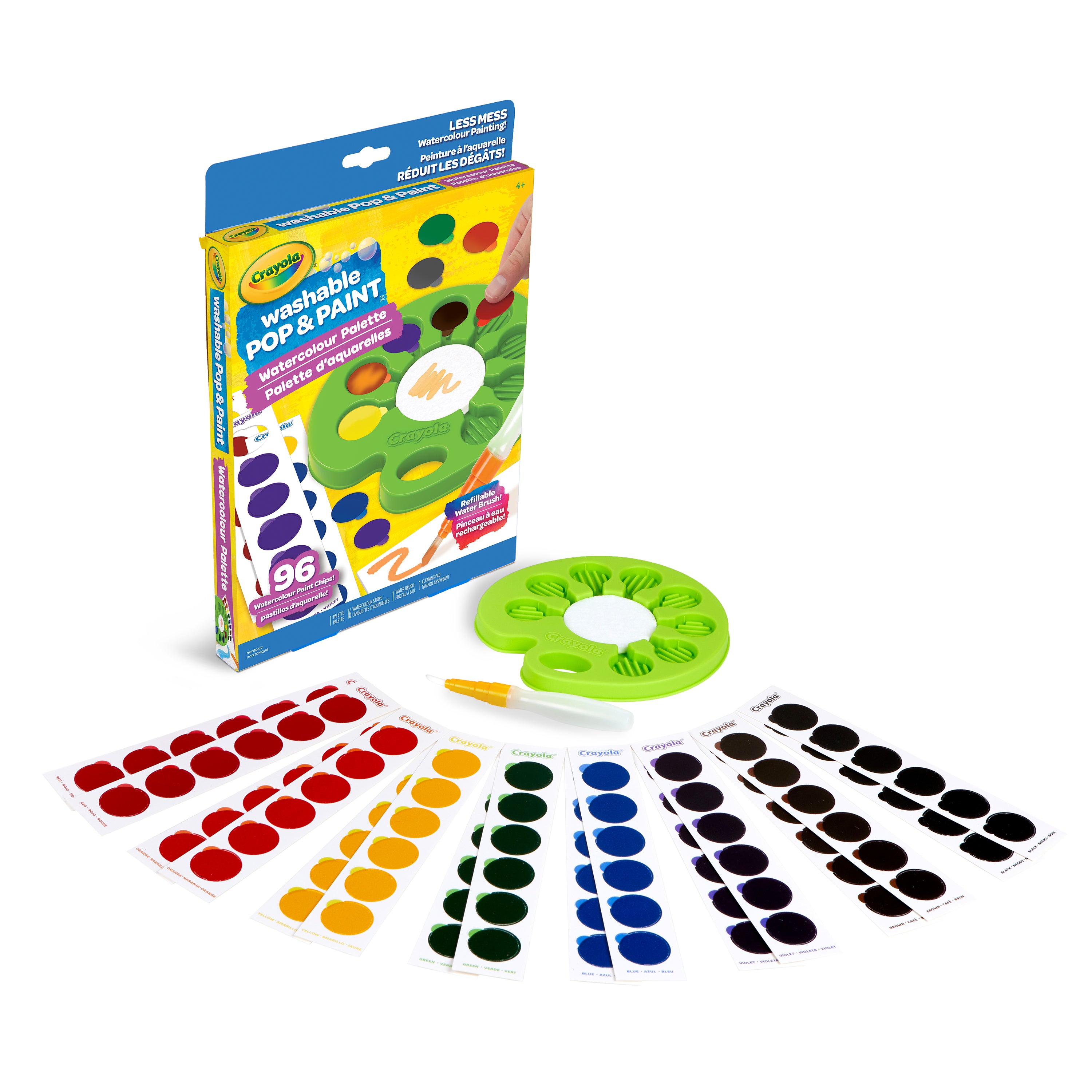 Crayola Washable Pop & Paint Watercolour Palette