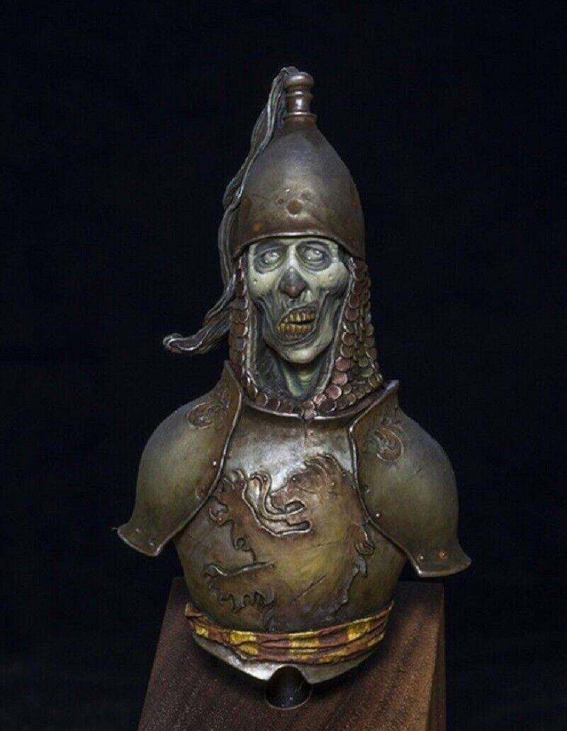 1/10 BUST Resin Model Kit Warrior Undead Medieval Knight Unpainted
