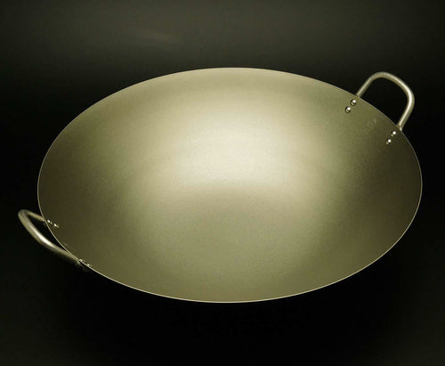 Pure Titanium Chinese Beijing wok Amazing Lightness pan Made in