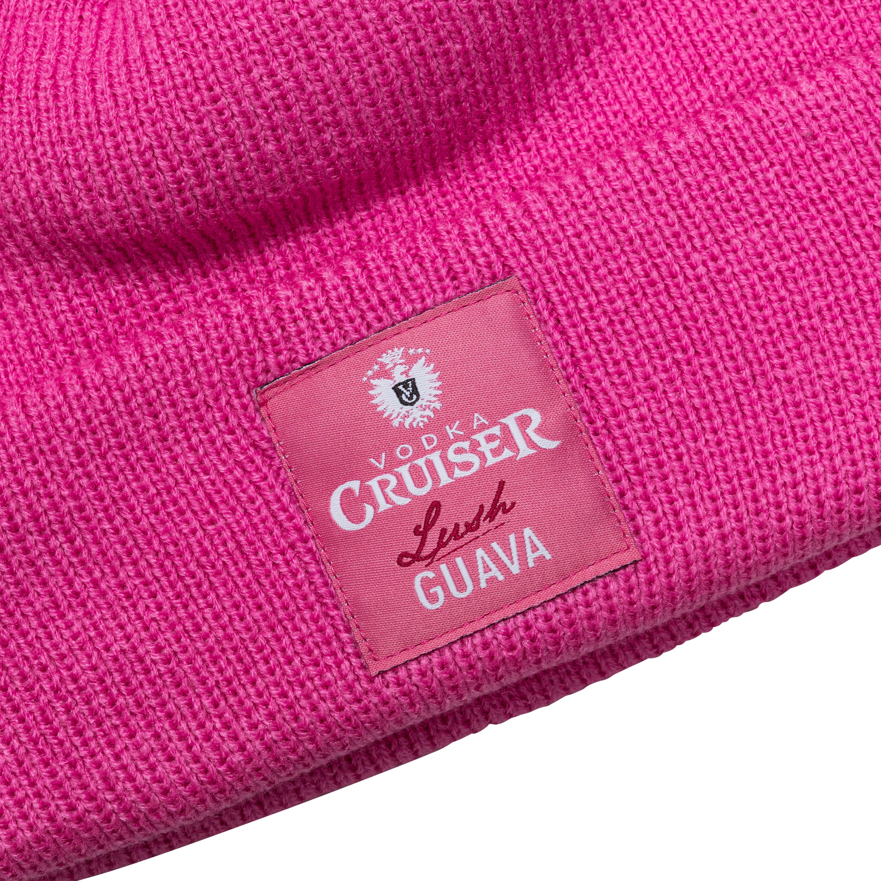 Lush Guava Knit Beanie Product Shot