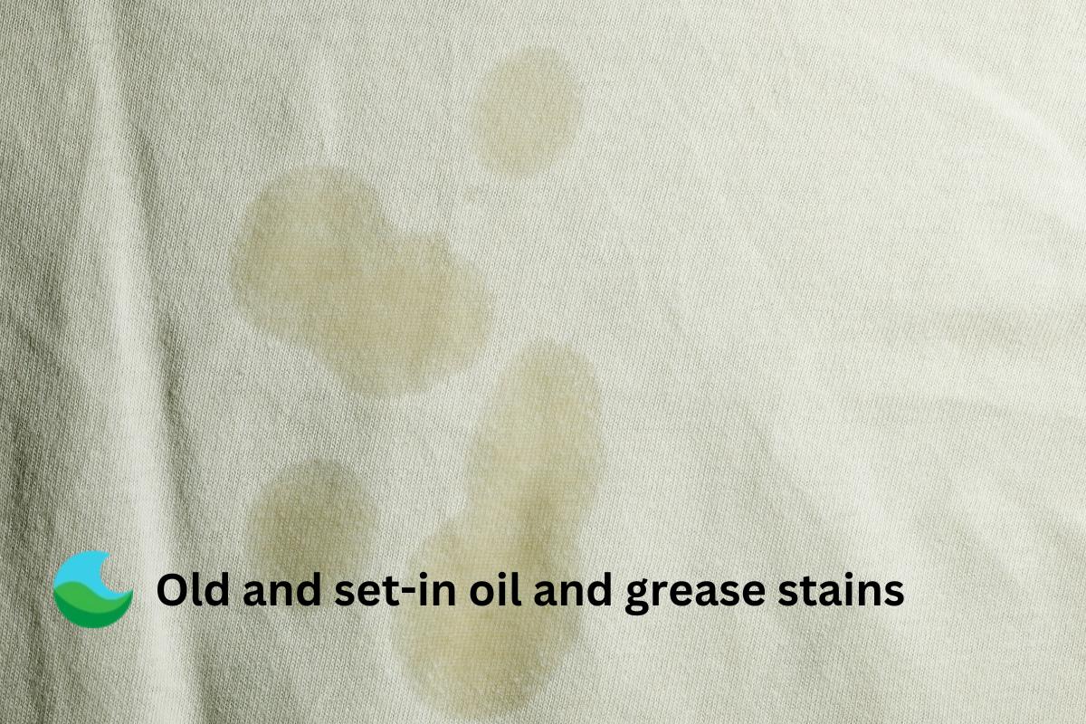 Old oil and grease stain