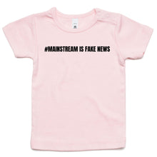 Load image into Gallery viewer, Mainstream is fake news Infant Wee Tee-
