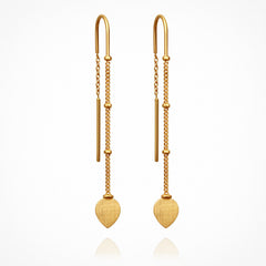 Temple of the sun | Hanging Lotus Earrings
