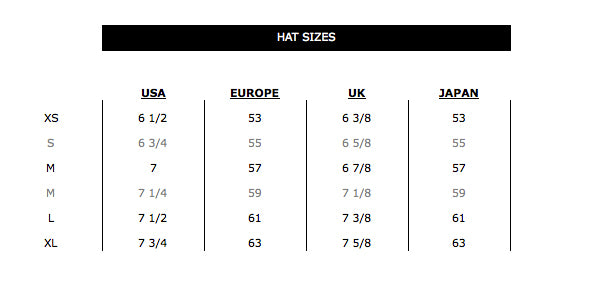 Sizing Charts  The Freedom State Labels