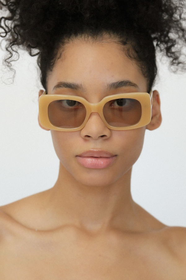 Lu Goldie | Coco Sunglasses - Honey – The Freedom State
